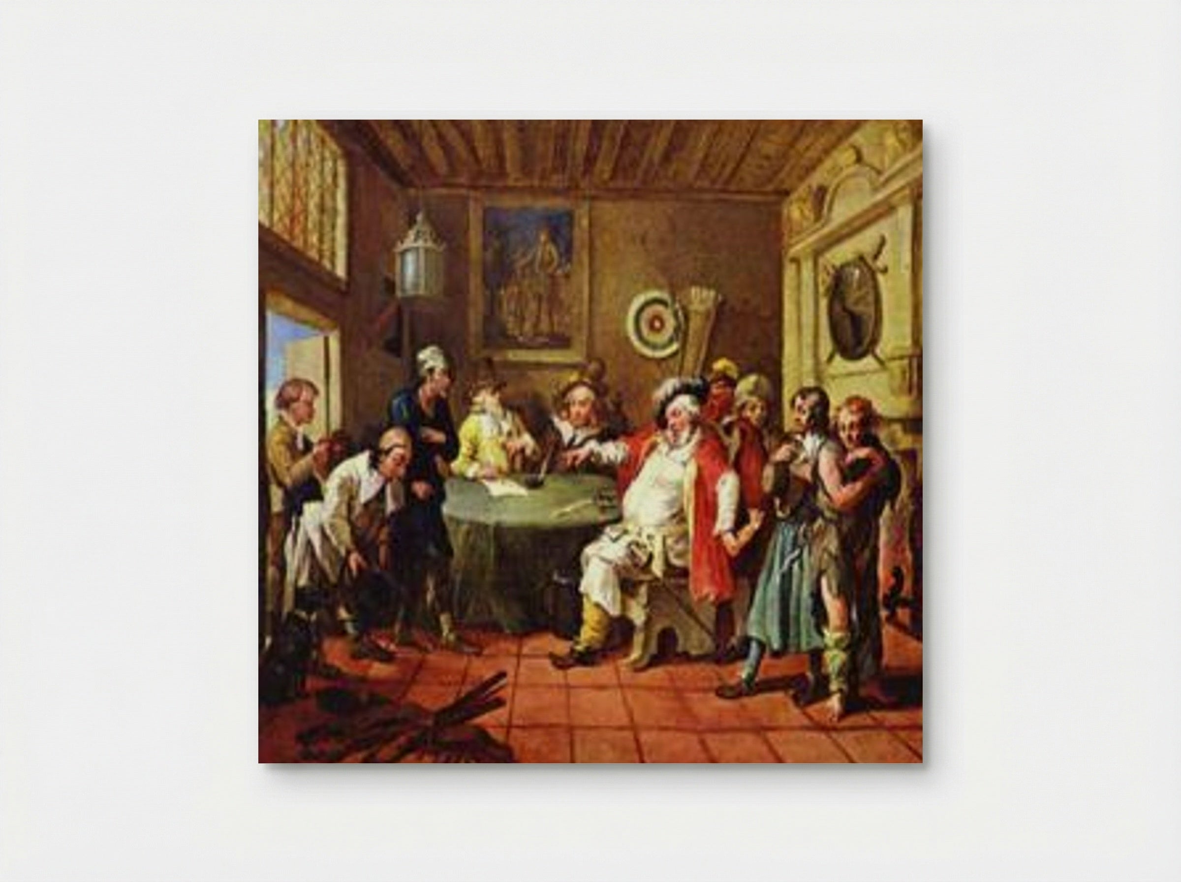 Falstaff Examining His Recruits - William Hogarth - Poster