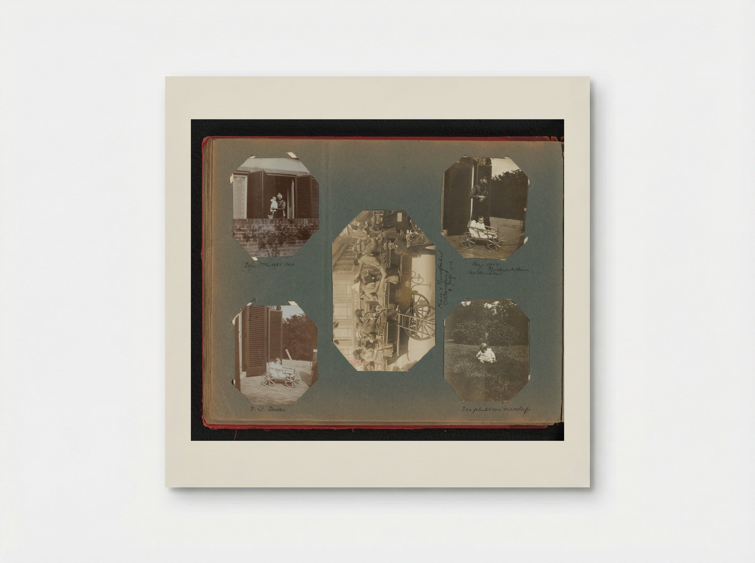 Family Album Page with Eva Boelen - Charlotte Alida Boelen-Matthes - Poster