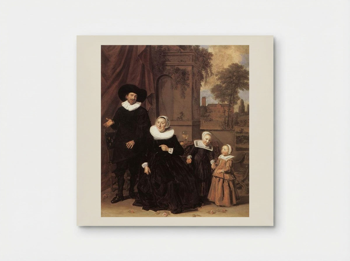 Family Group in a Garden - Frans Hals - Poster