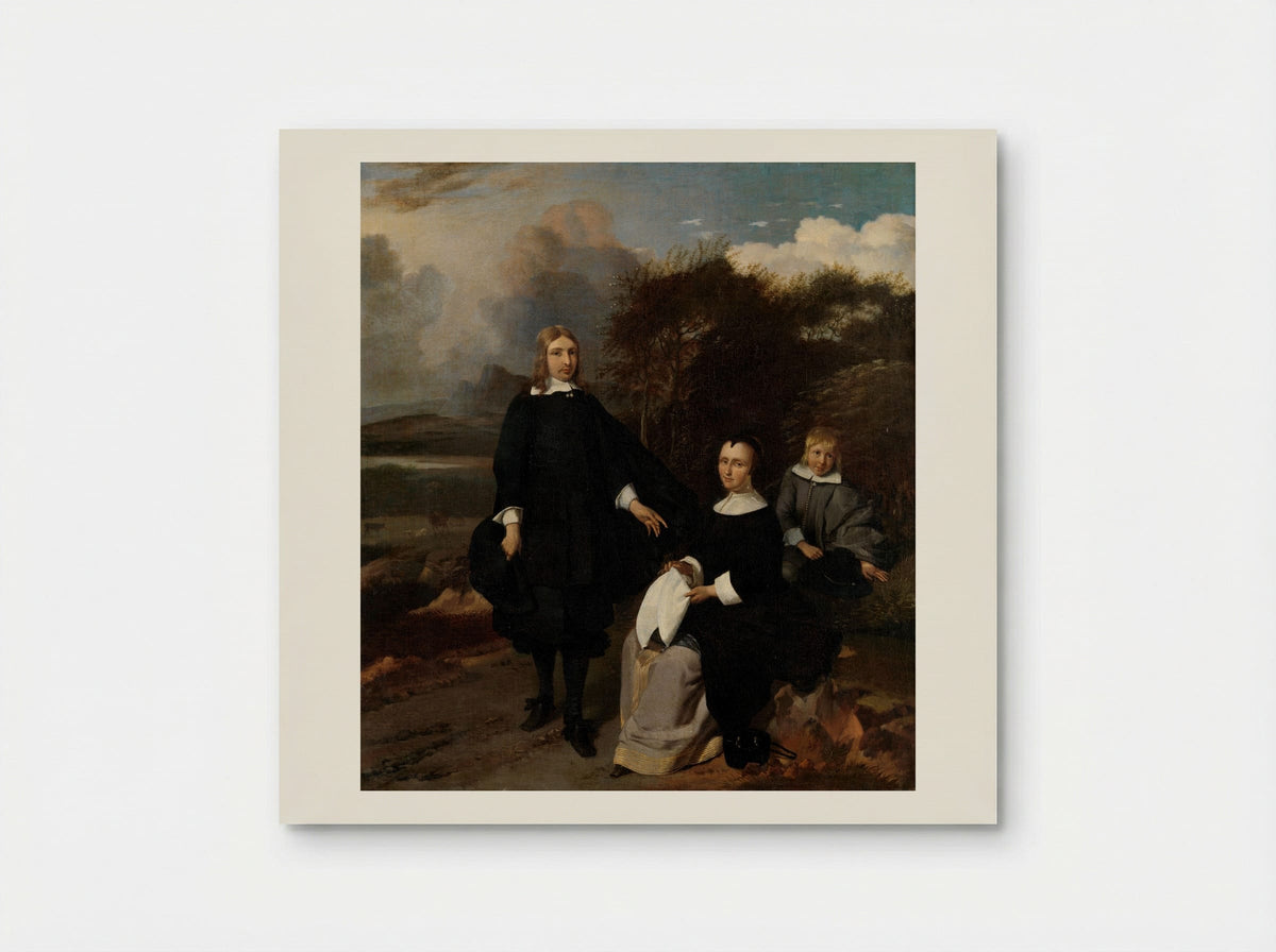 Family Group in a Landscape - Barend Graat - Poster