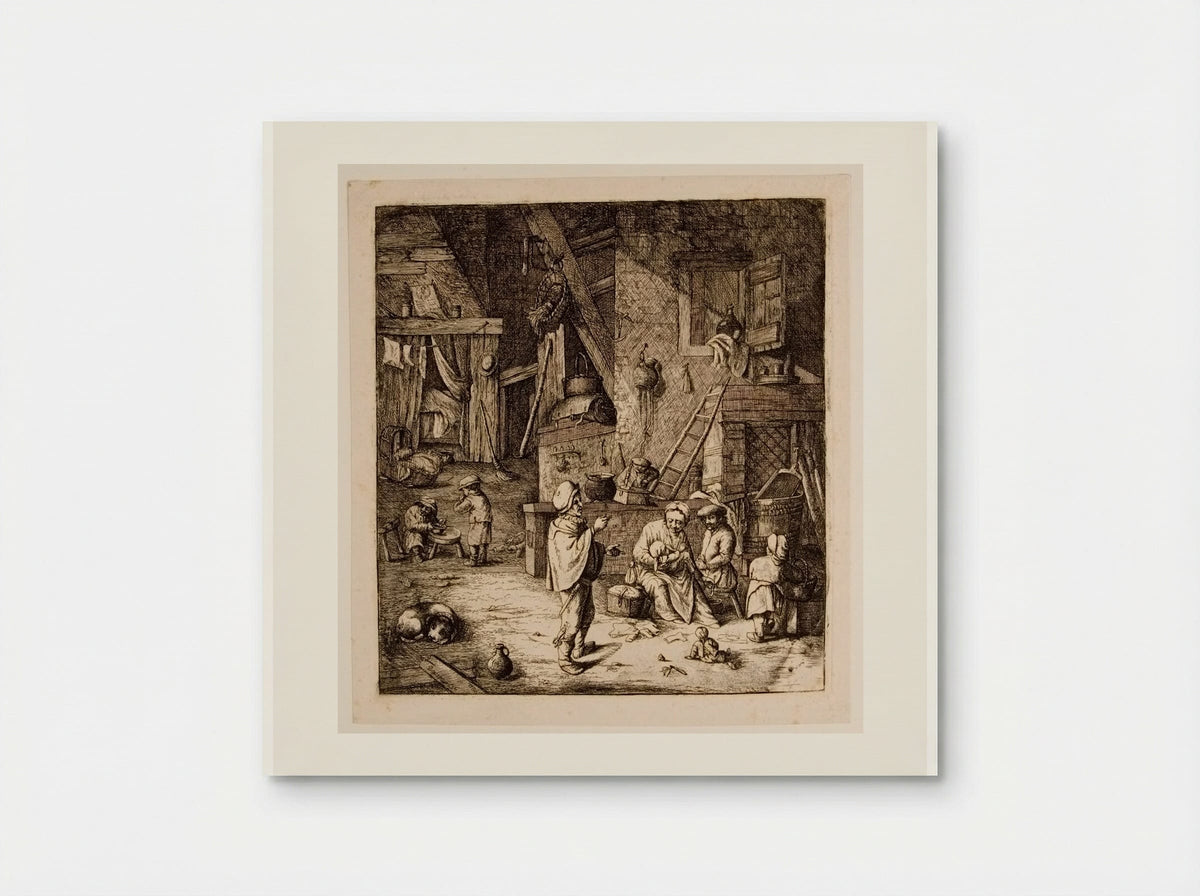 Family (combination of figures from various plates) - David Deuchar - Poster