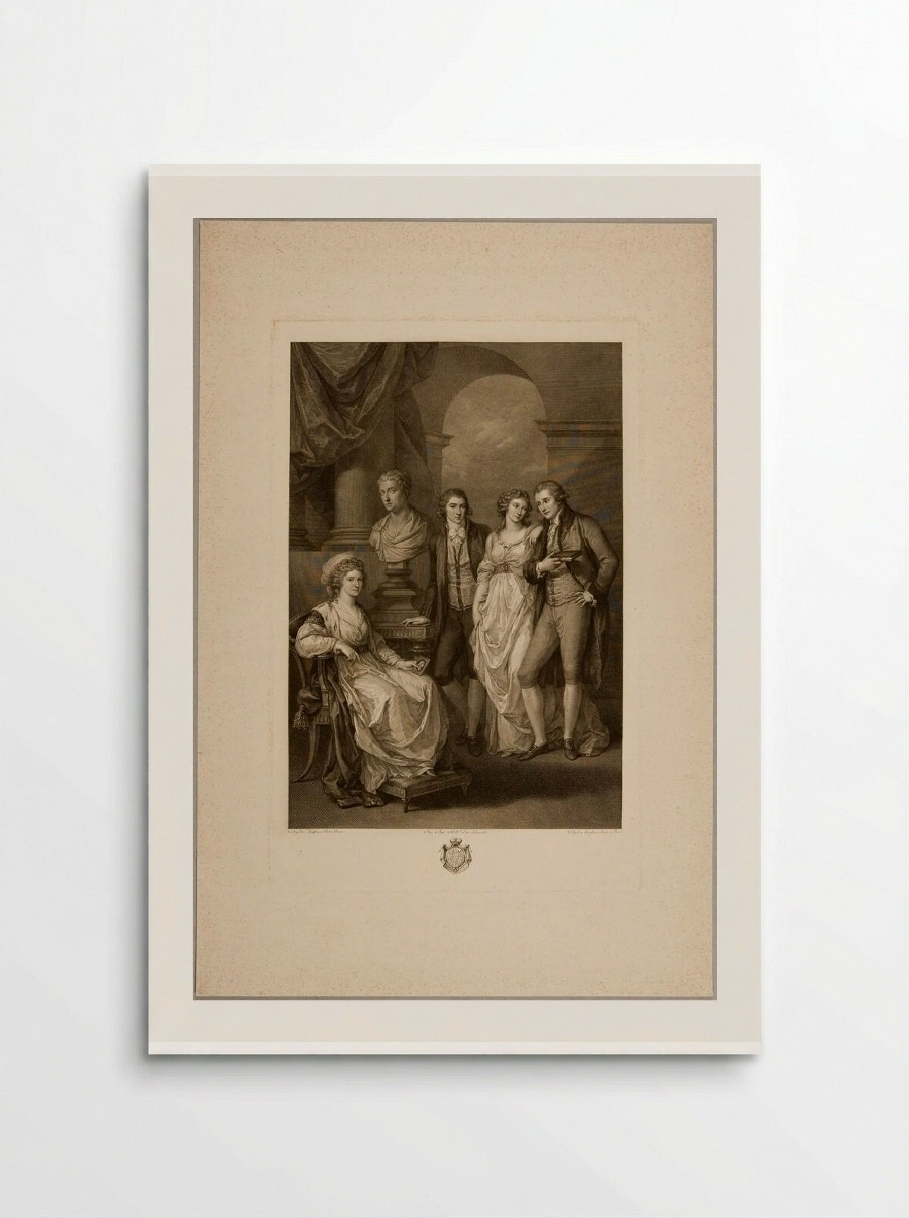 Family of Princess Bariatinski - Raphael Morghen - Poster