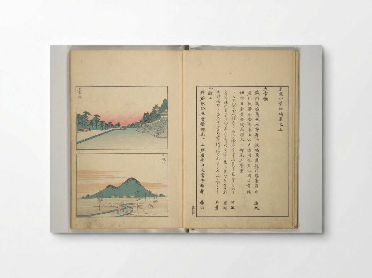 Famous Places in Owari - Katsukawa Shunkō - Poster