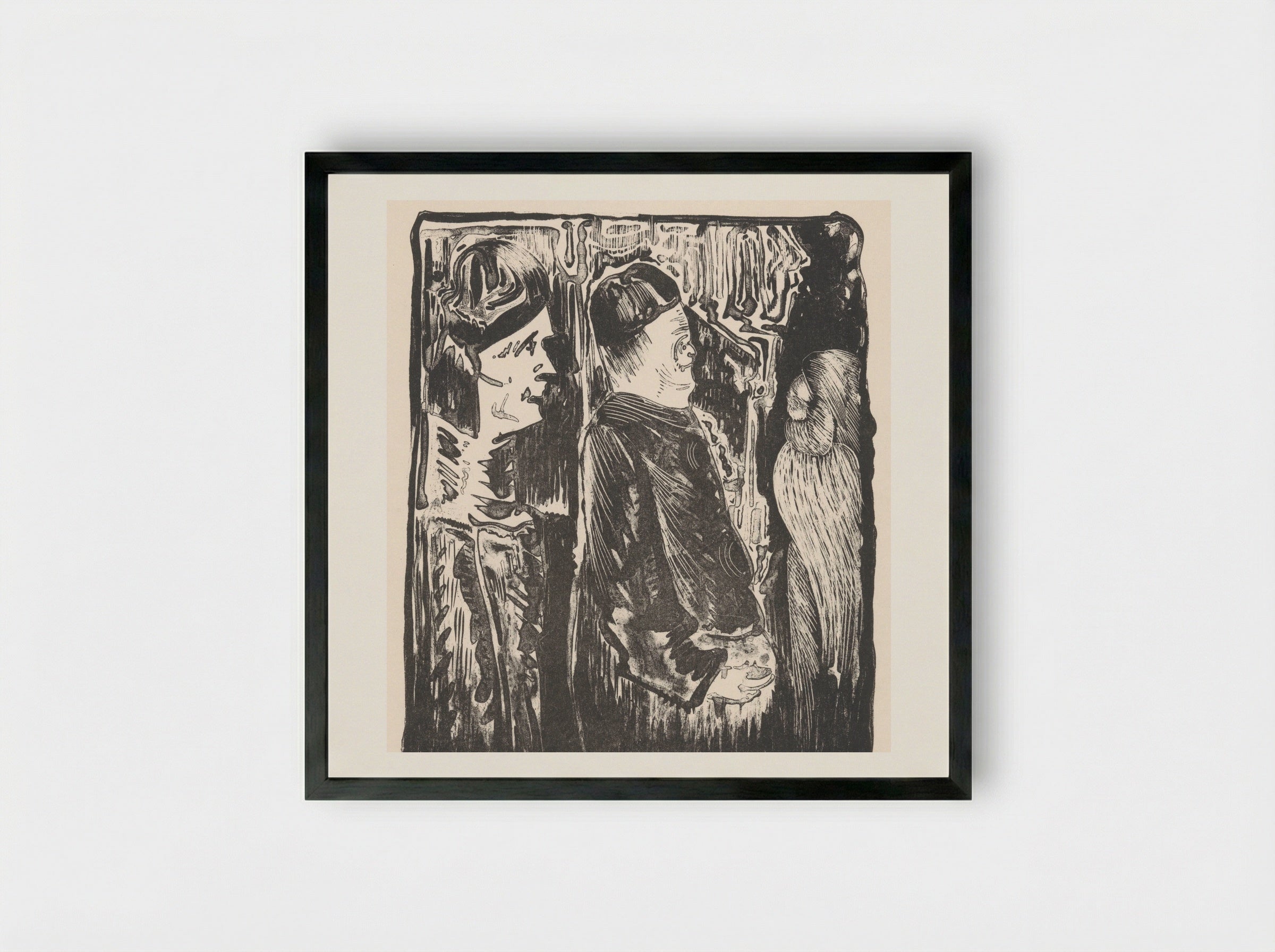 Fantasie - Samuel Jessurun de Mesquita - Framed Print Black