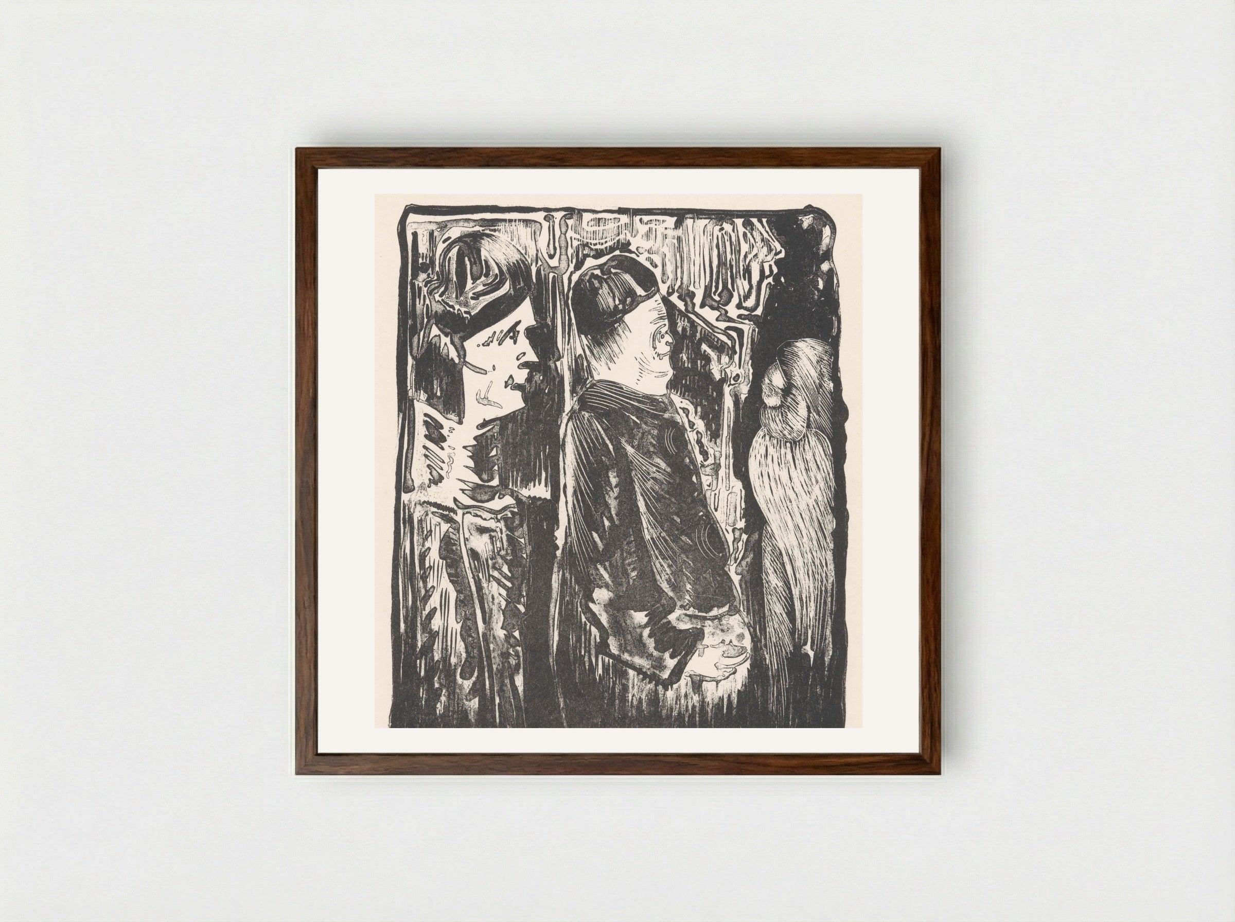 Fantasie - Samuel Jessurun de Mesquita - Framed Print Dark Wood