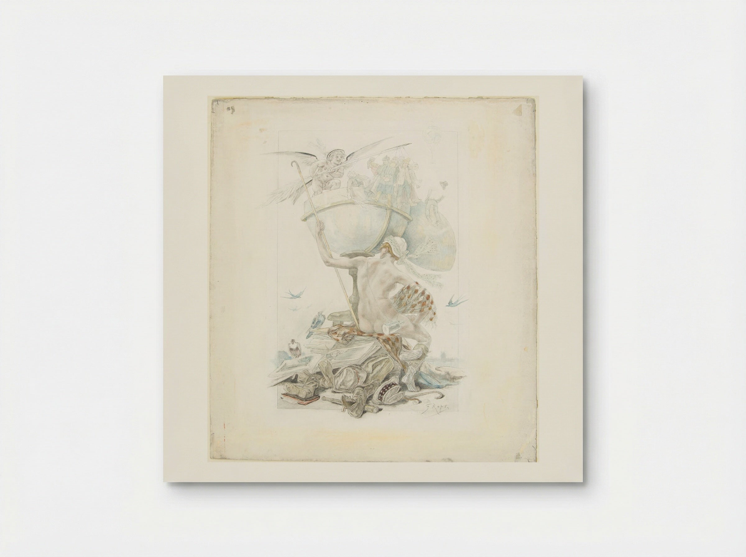 Fantasy (Fantaisie) - Félicien Rops - Poster