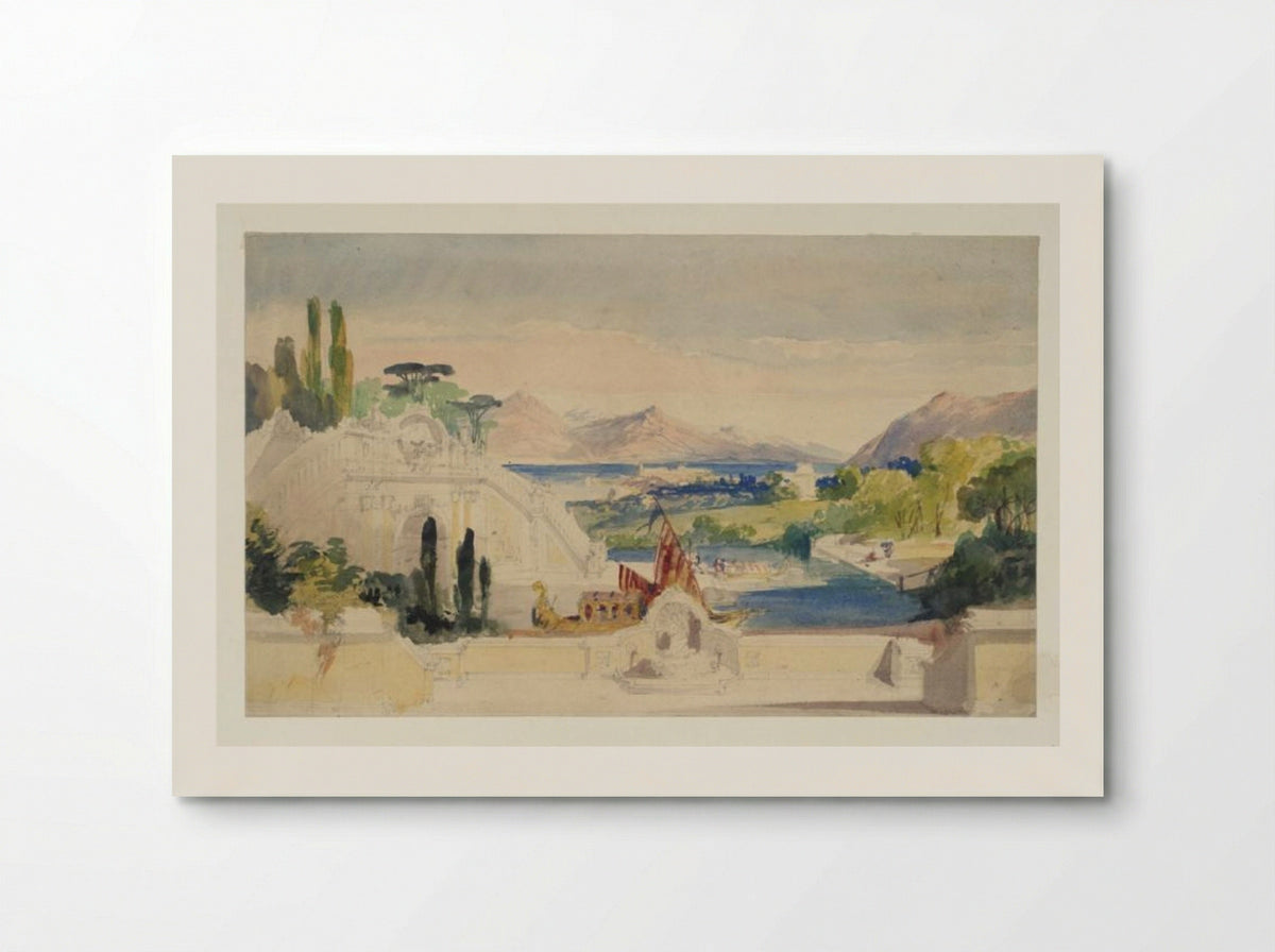 Fantasy View of Lake Nemi - Samuel Palmer - Poster