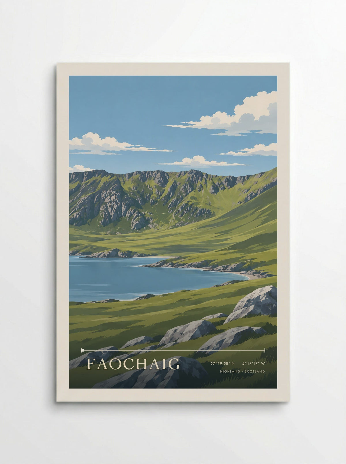 Faochaig, Highland | Travel Poster - Poster