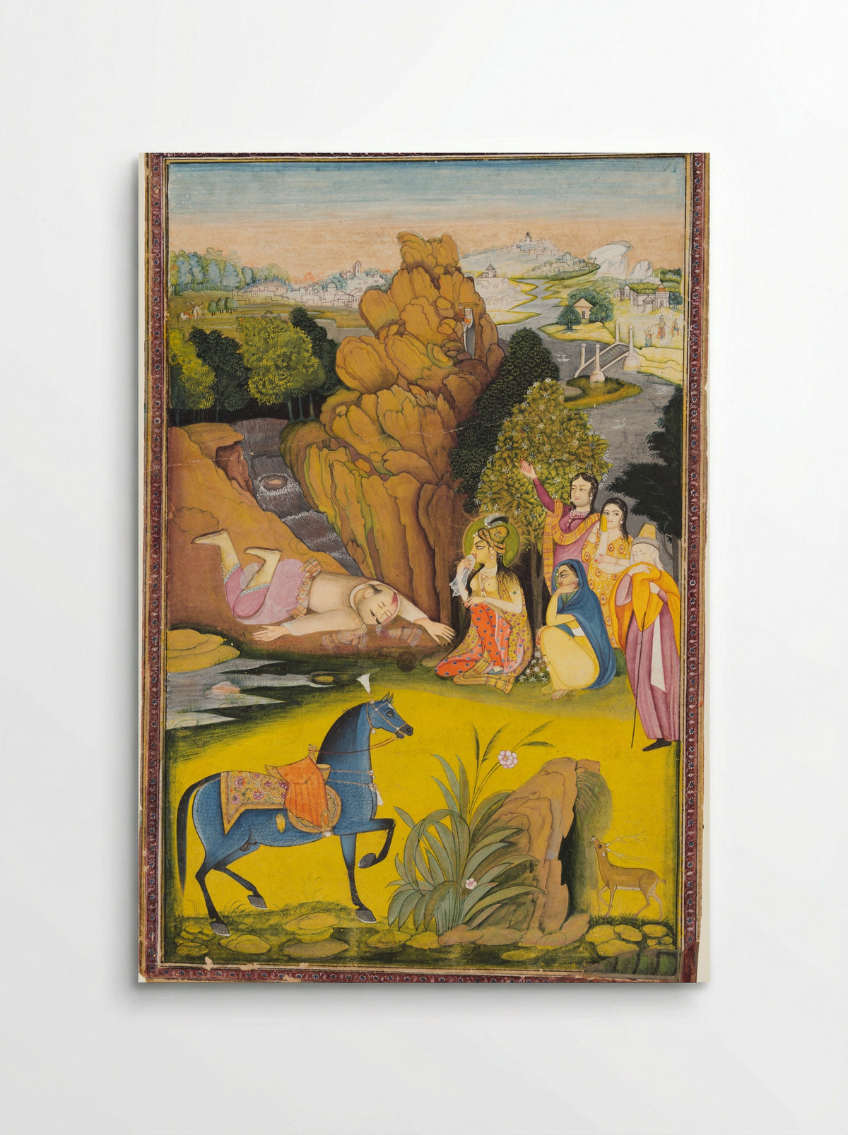 Farhad Kills Himself After Hearing the False News of Shirin’s Death - Amar Das Bhatti - Poster