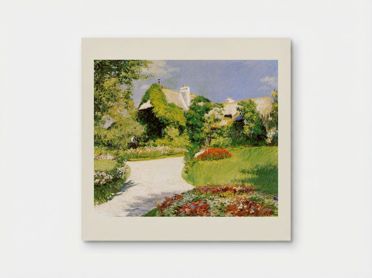 Farmer's House in Trouville - Gustave Caillebotte - Poster