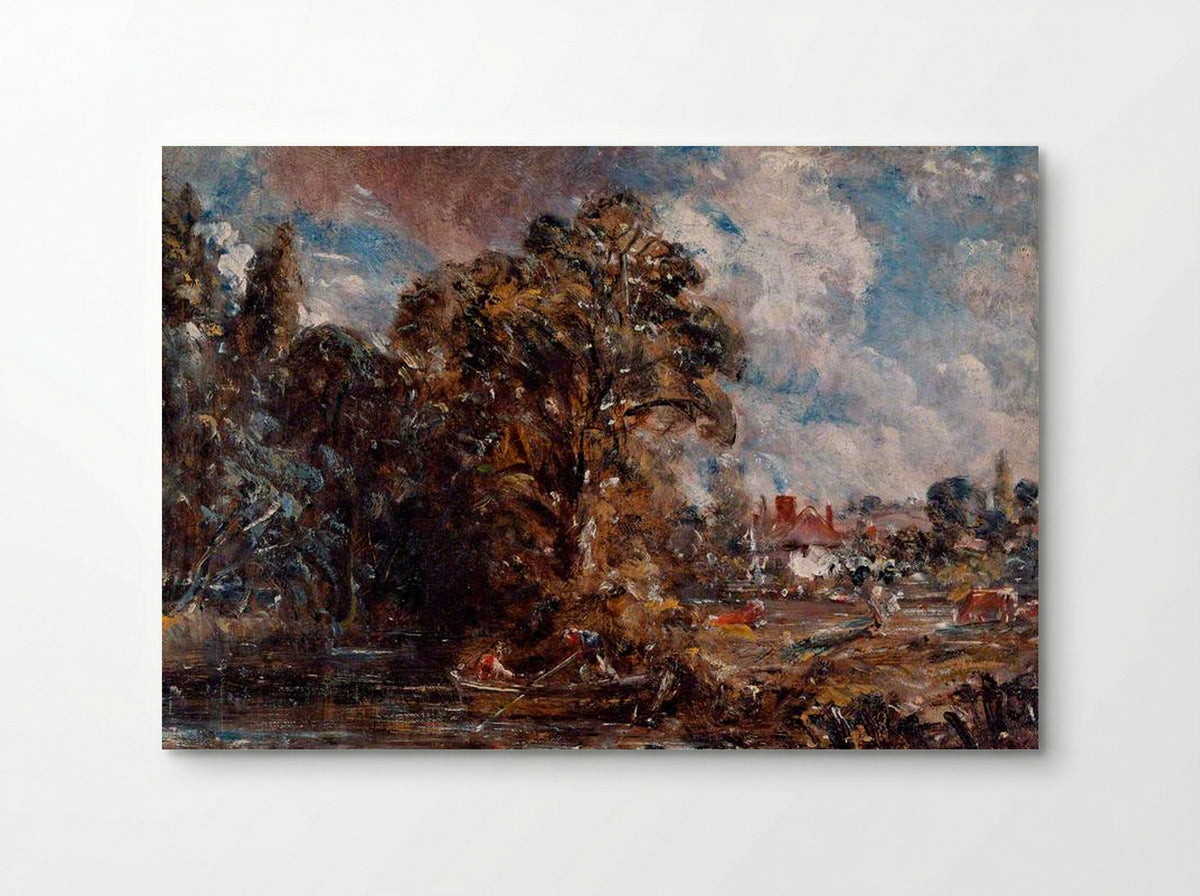 Farmhouse by the Water - John Constable - Poster