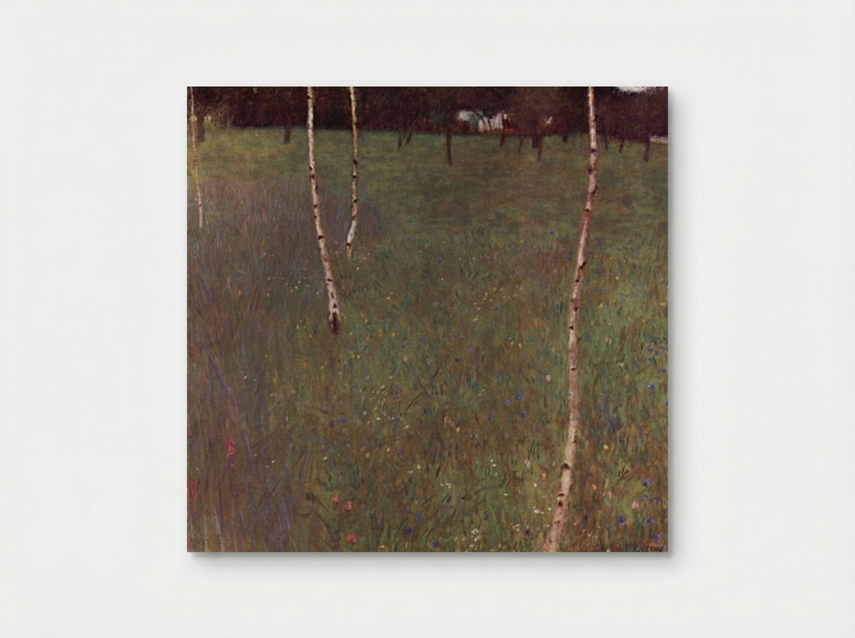 Farmhouses with Birch Trees - Gustav Klimt - Poster