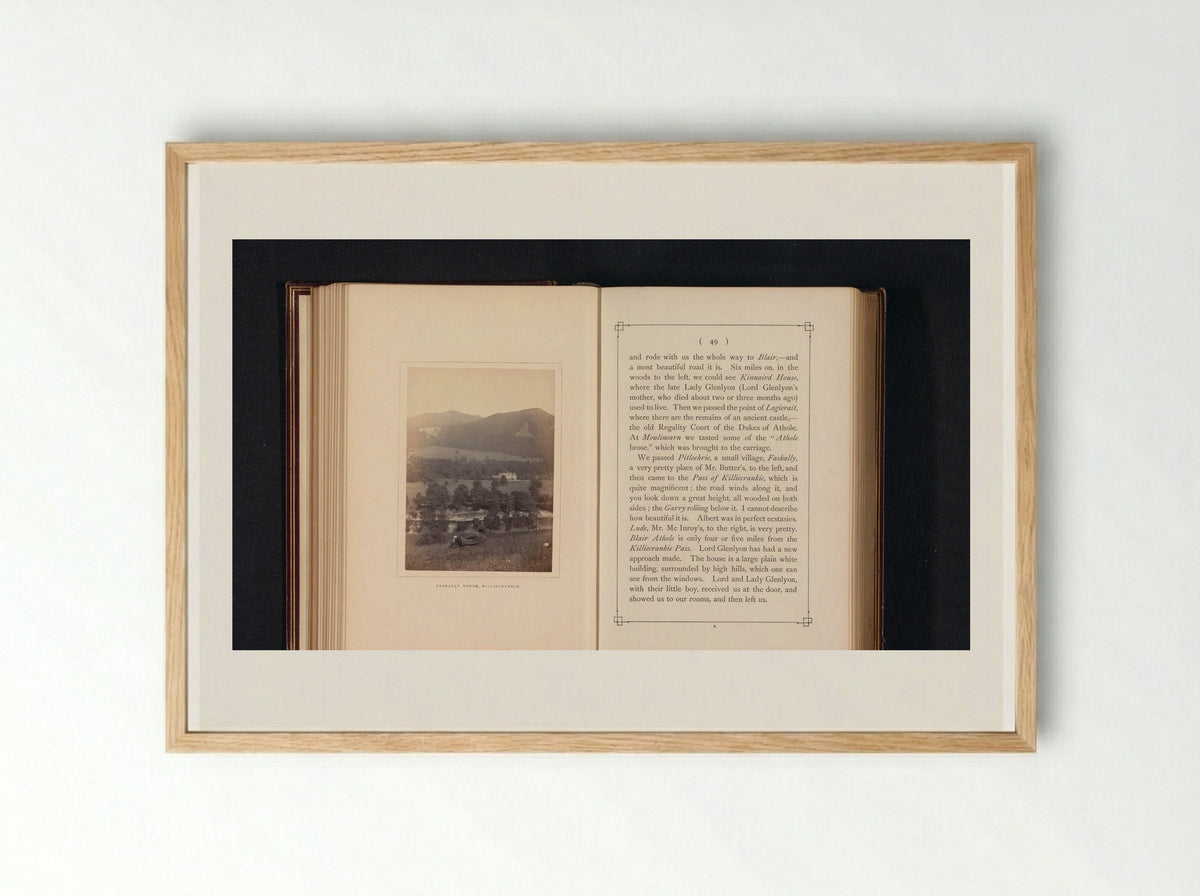Faskally House, Killiecrankie - George Washington Wilson - Framed Print Wood