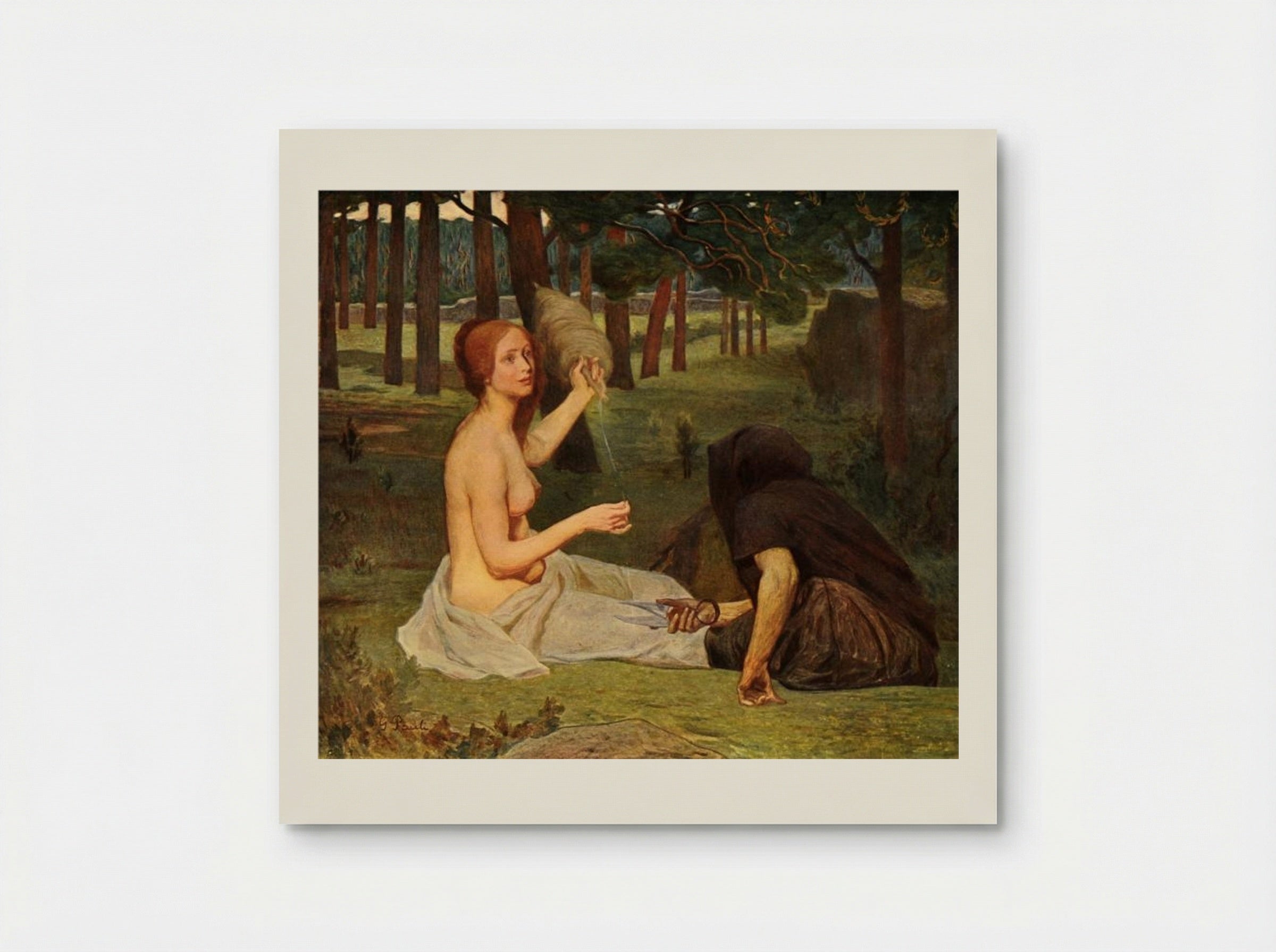 Fate, Life, Truth, Beauty - Georg Pauli - Poster