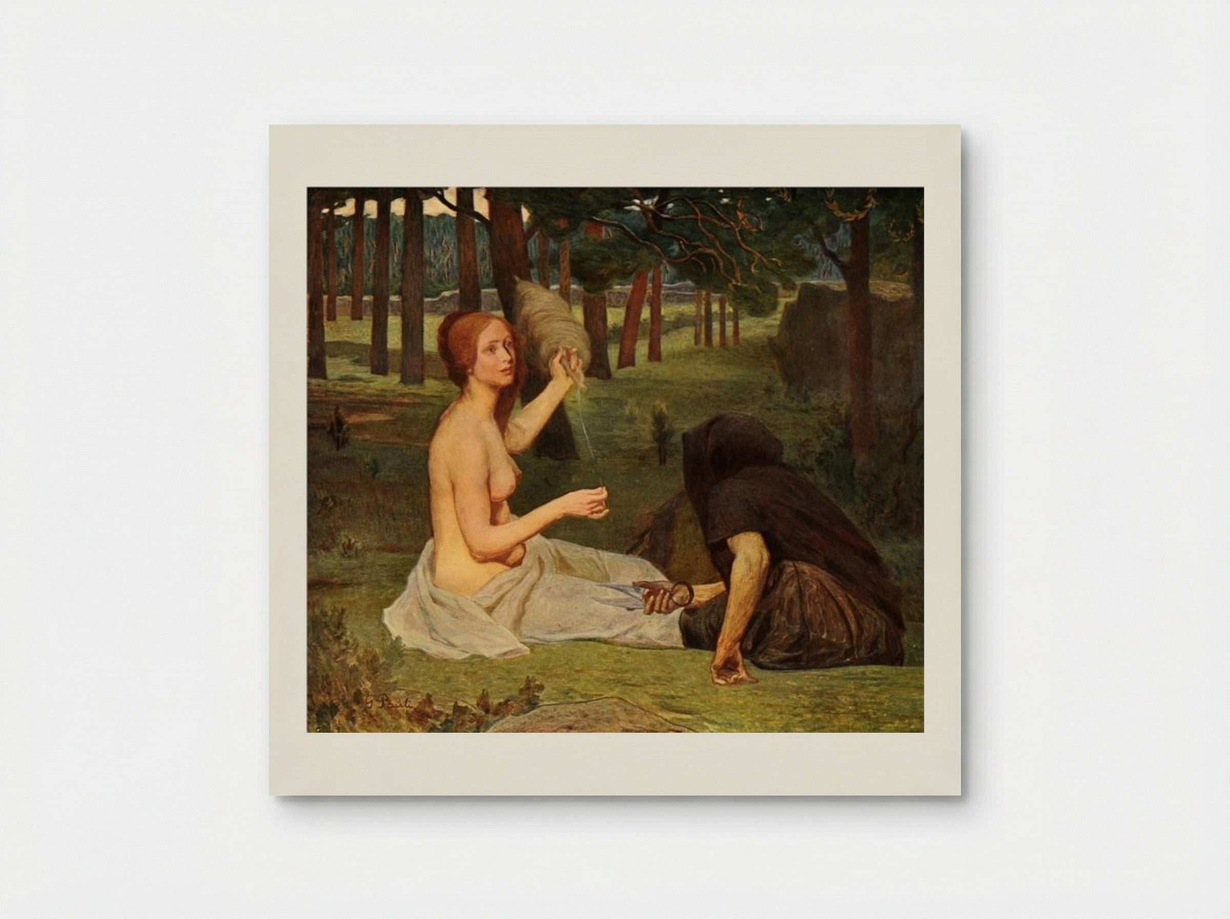 Fate, Life, Truth, Beauty - Georg Pauli - Poster