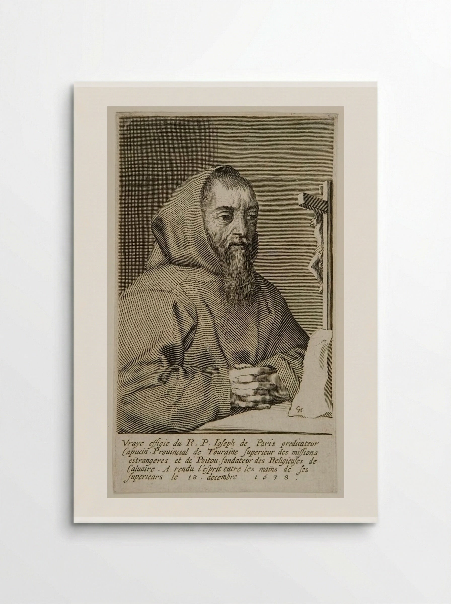 Father Joseph - Claude Mellan - Poster