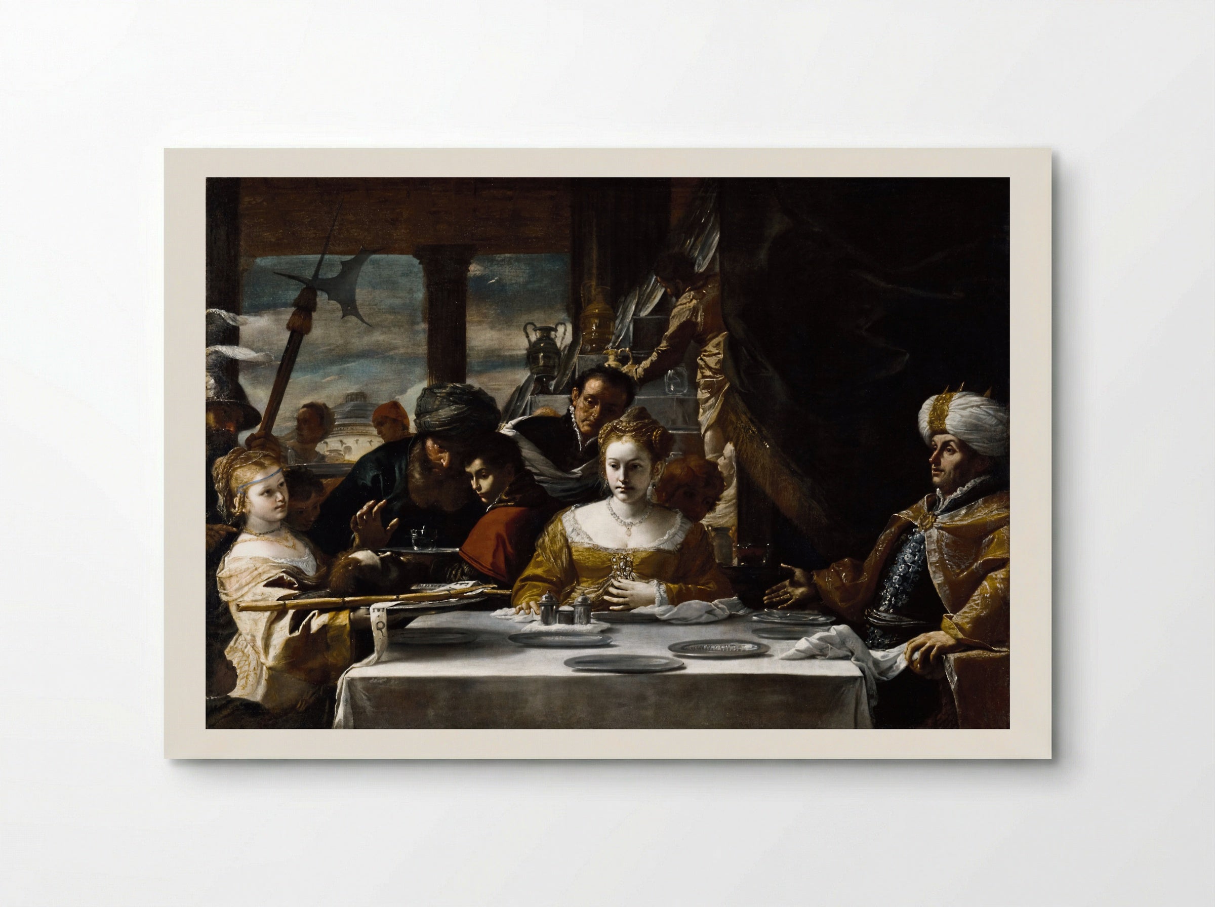 Feast of Herod - Mattia Preti - Poster