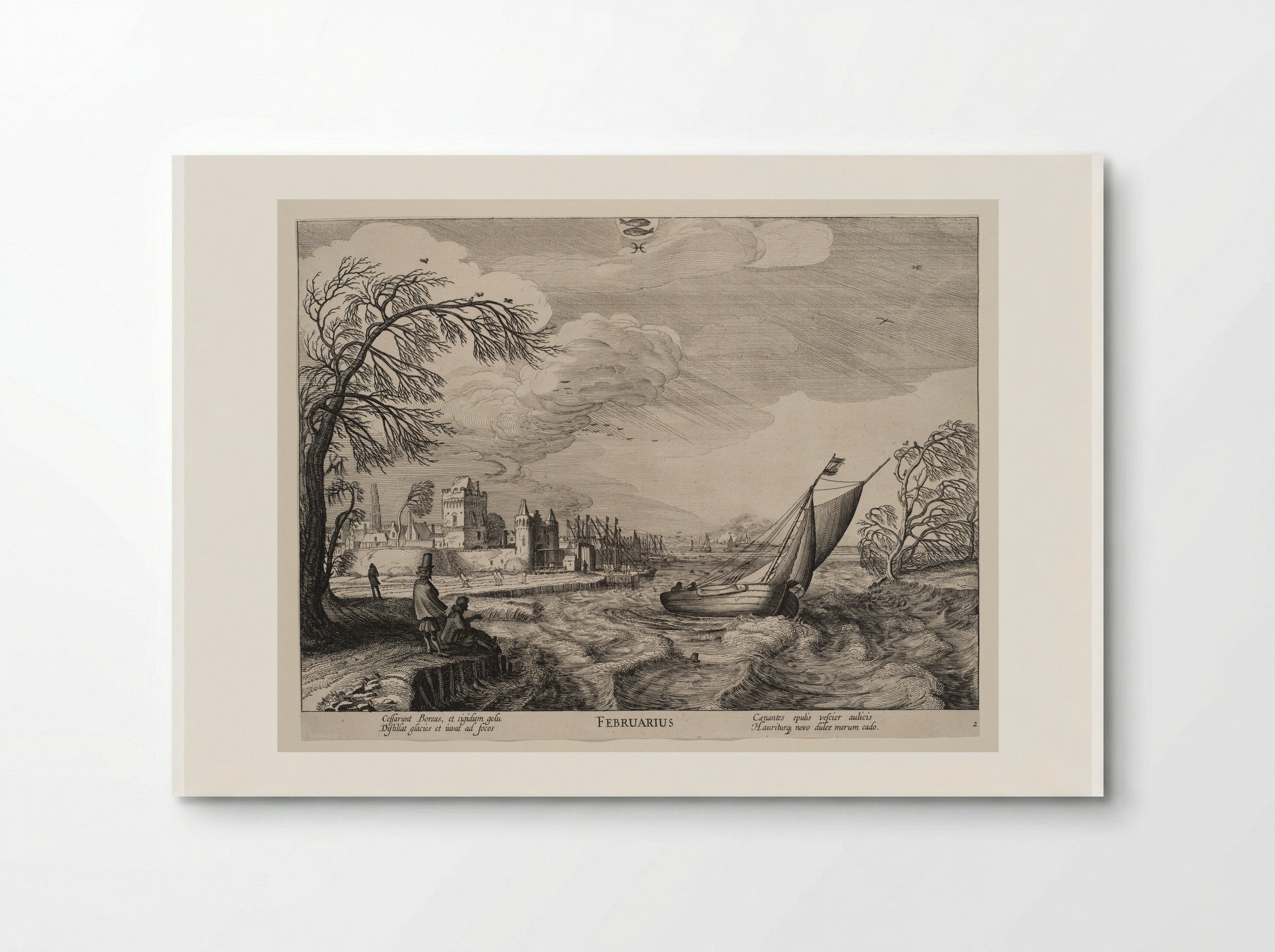 February - Jan van de Velde II - Poster