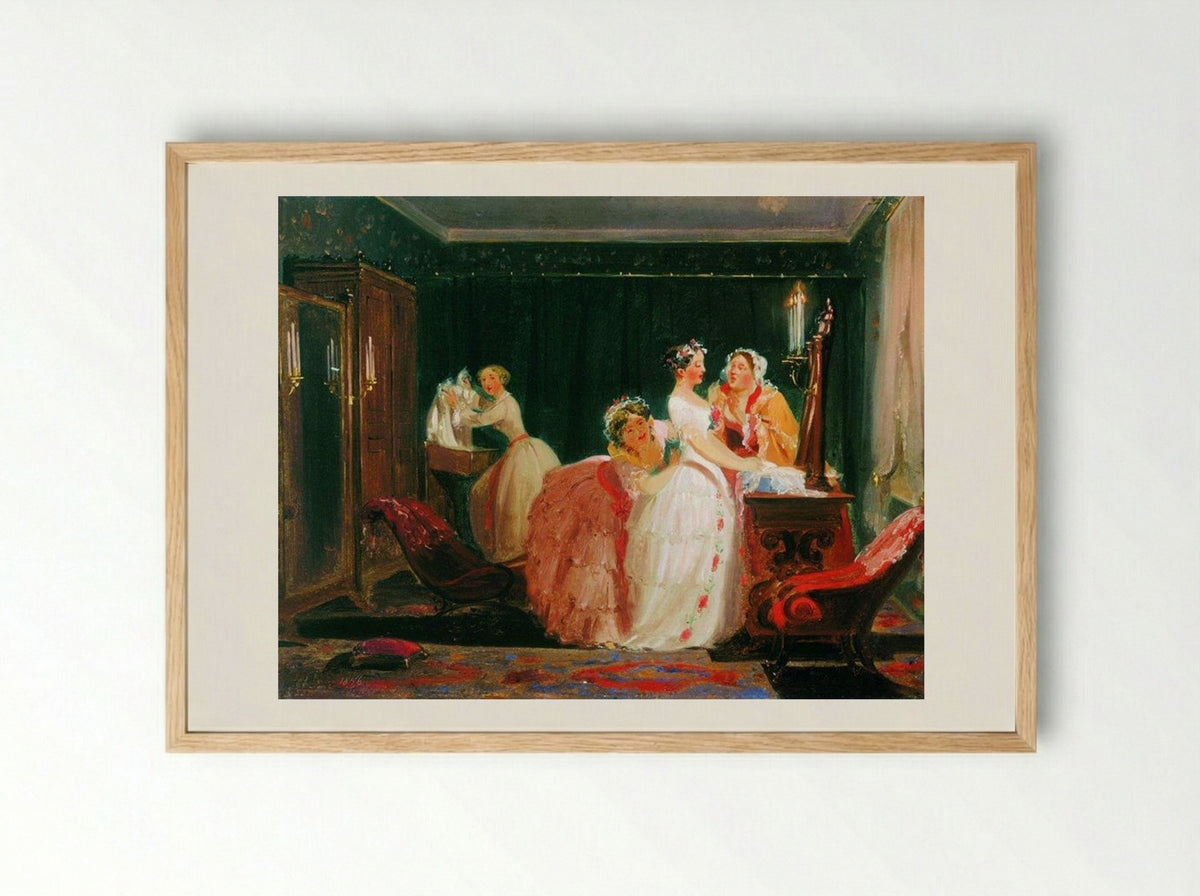 Fees for the Crown - Fyodor Bronnikov - Framed Print Wood