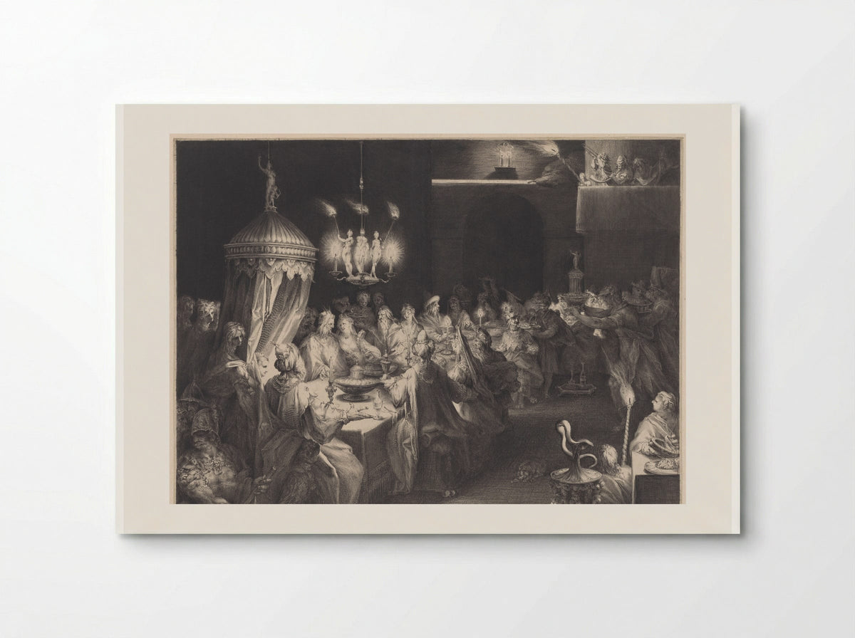 Feestmaal van Belsassar - Jan Harmensz. Muller - Poster