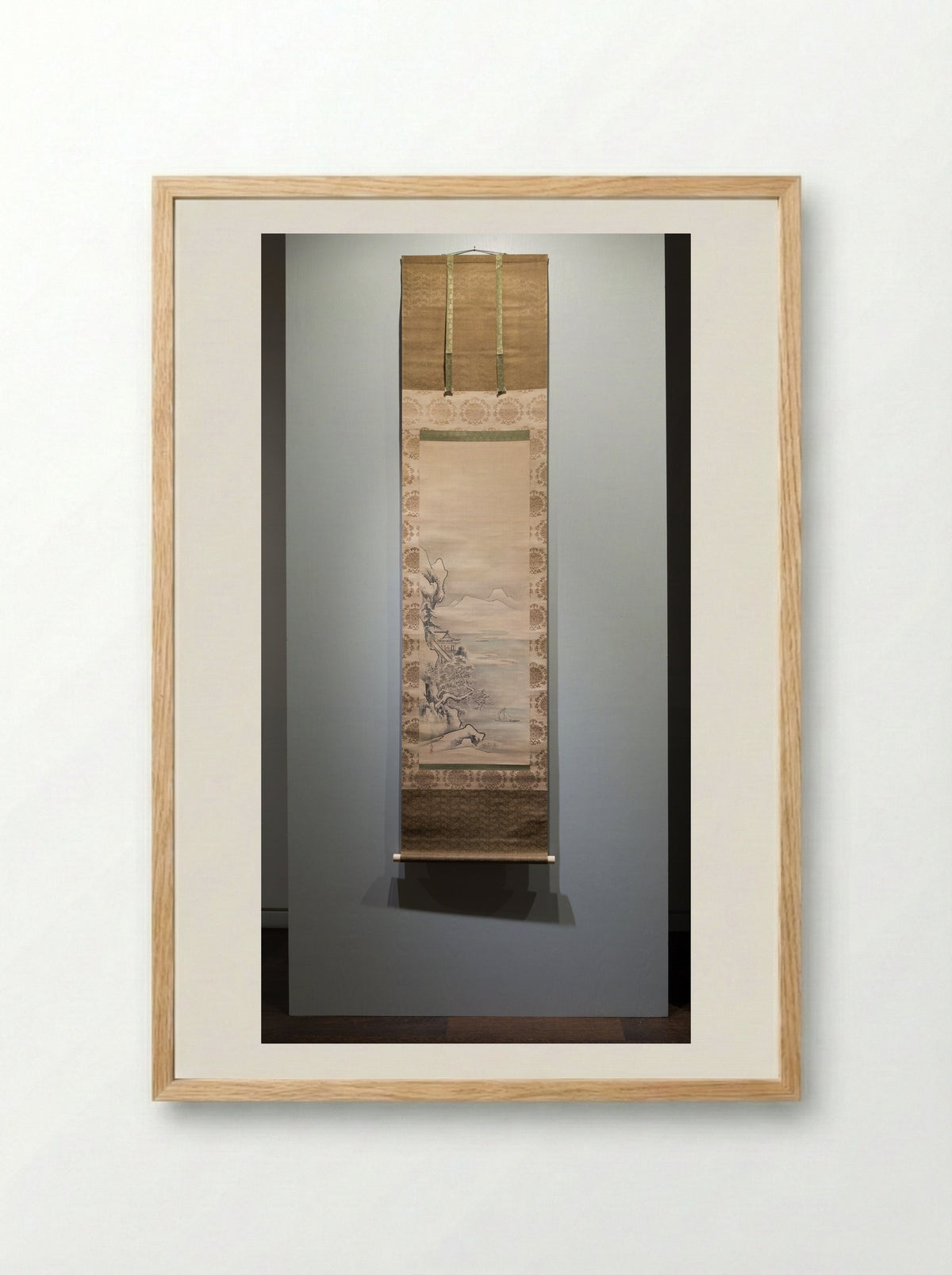 Fei Jiang-fang with a Crane - Kanô Tsunenobu - Framed Print Wood