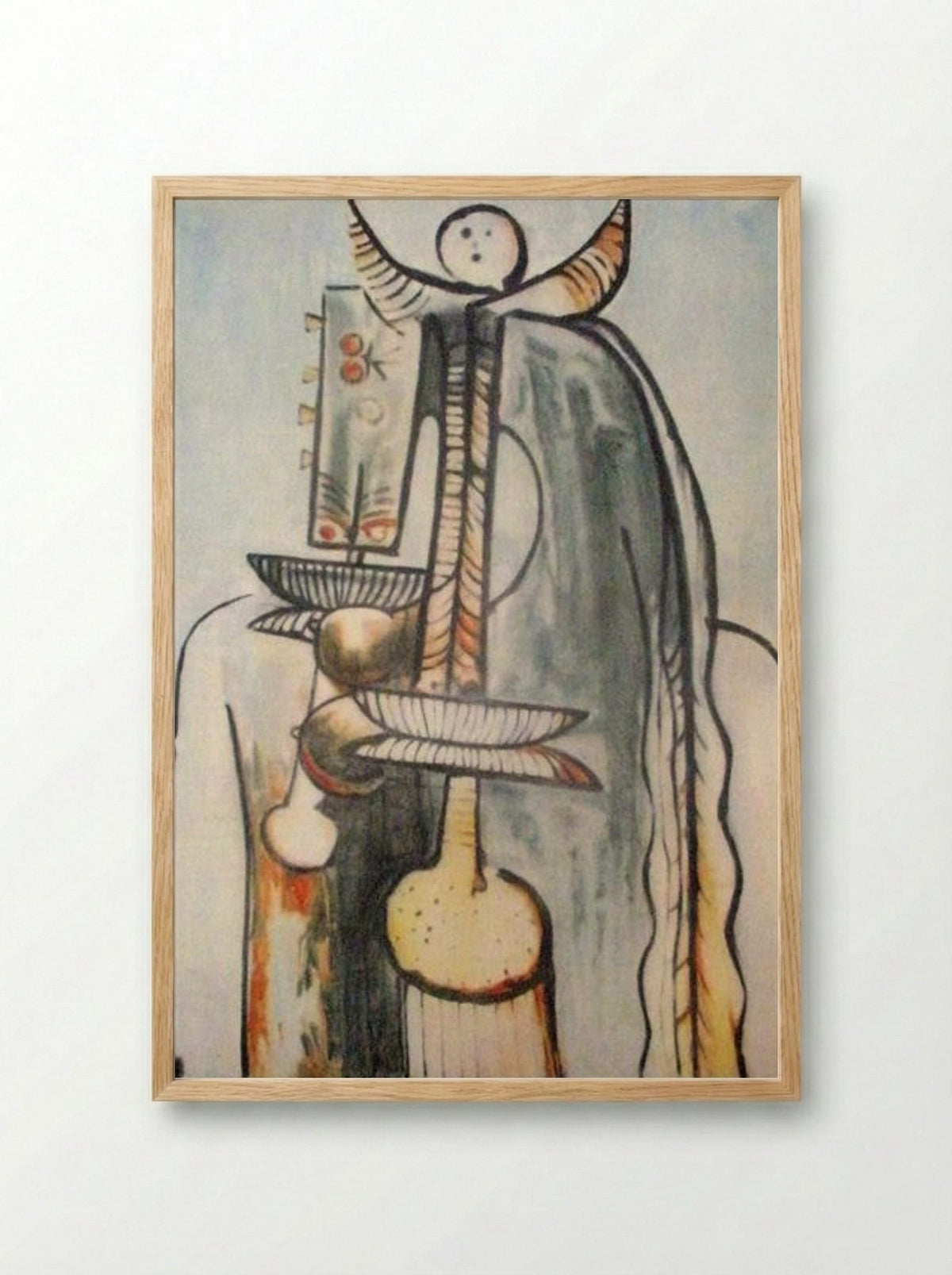 Femme Cheval - Wifredo Lam - Framed Print Wood