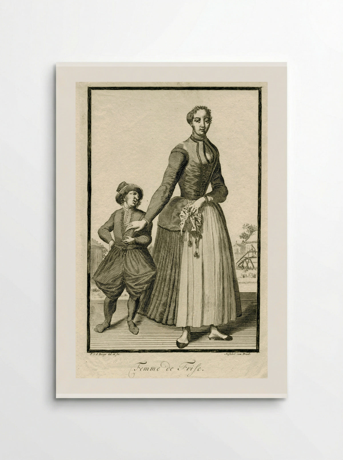 Femme de Frise (Woman from Friesland) - Pieter van den Berge - Poster