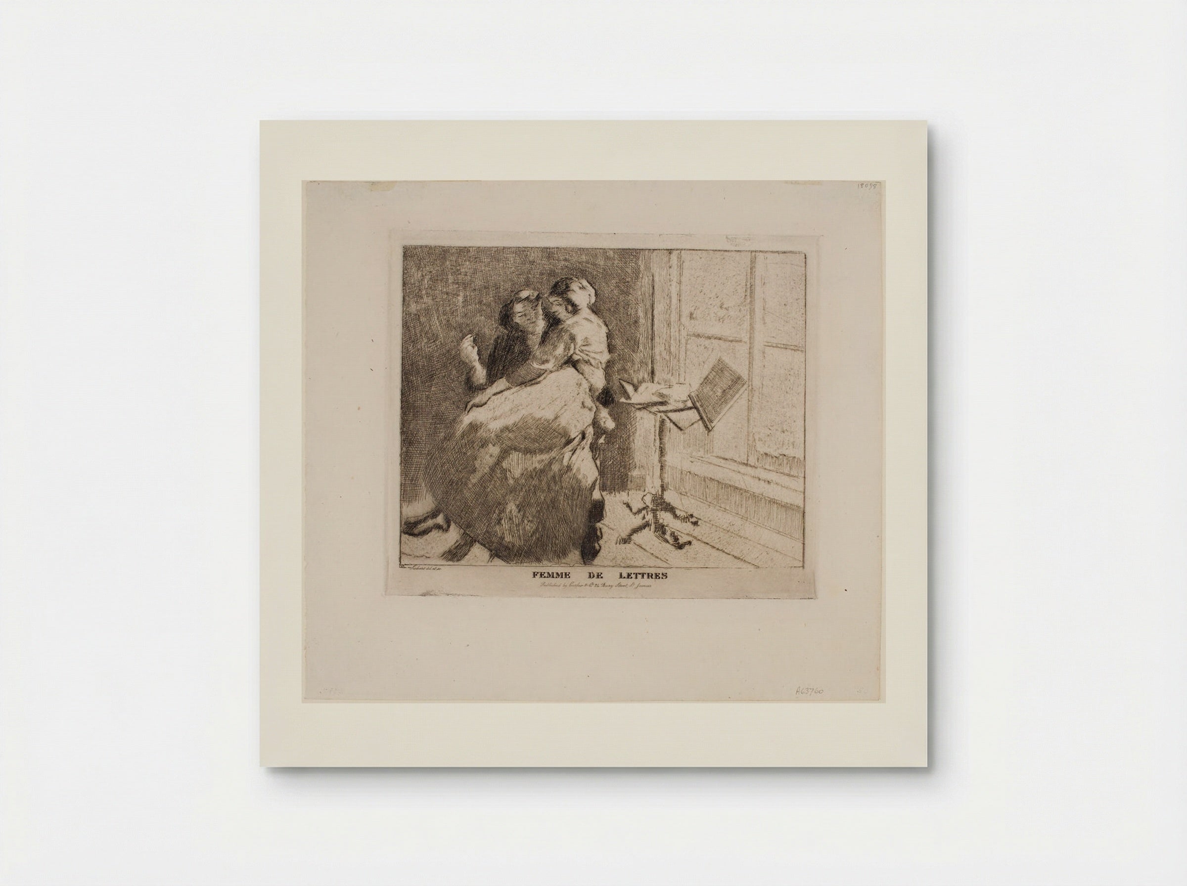 Femme de Lettres - Walter Sickert - Poster