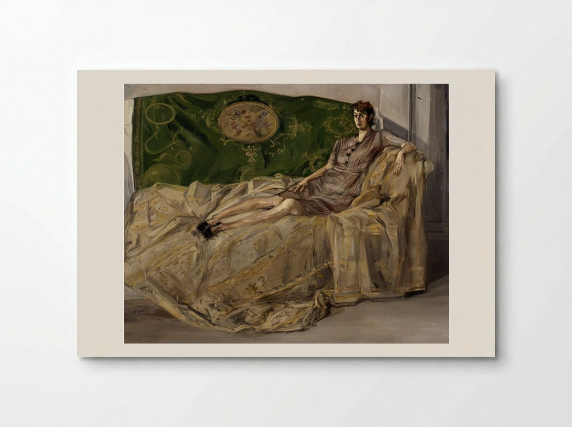 Femme sur un canapé - Francis Gruber - Poster