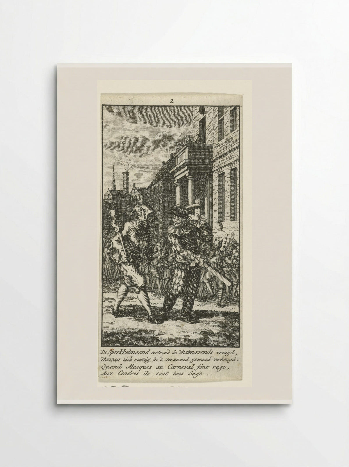 Ferbruari: Vastenavond - Jan Caspar Philips - Poster
