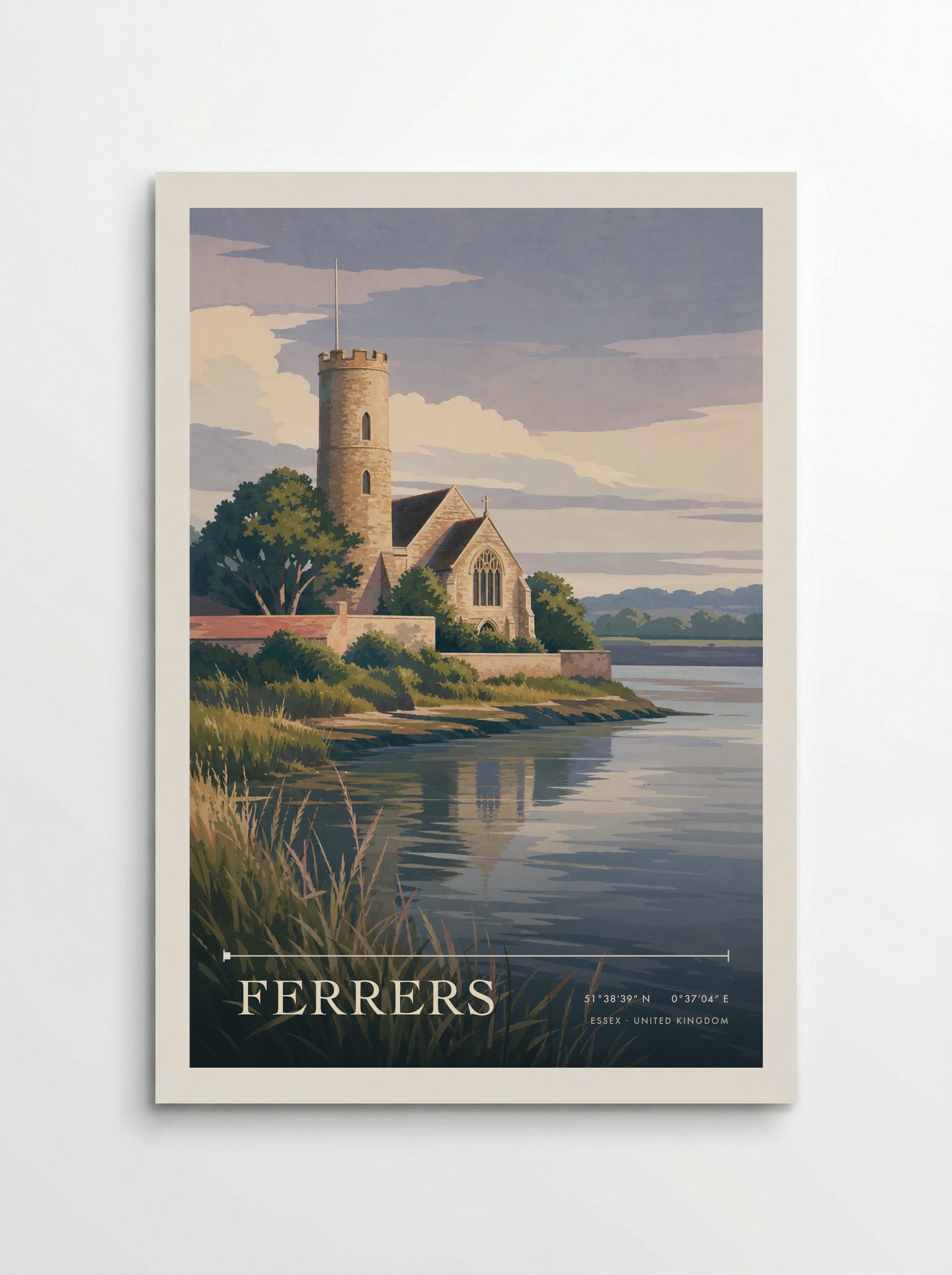 Ferrers Essex United Kingdom Travel Poster - Poster