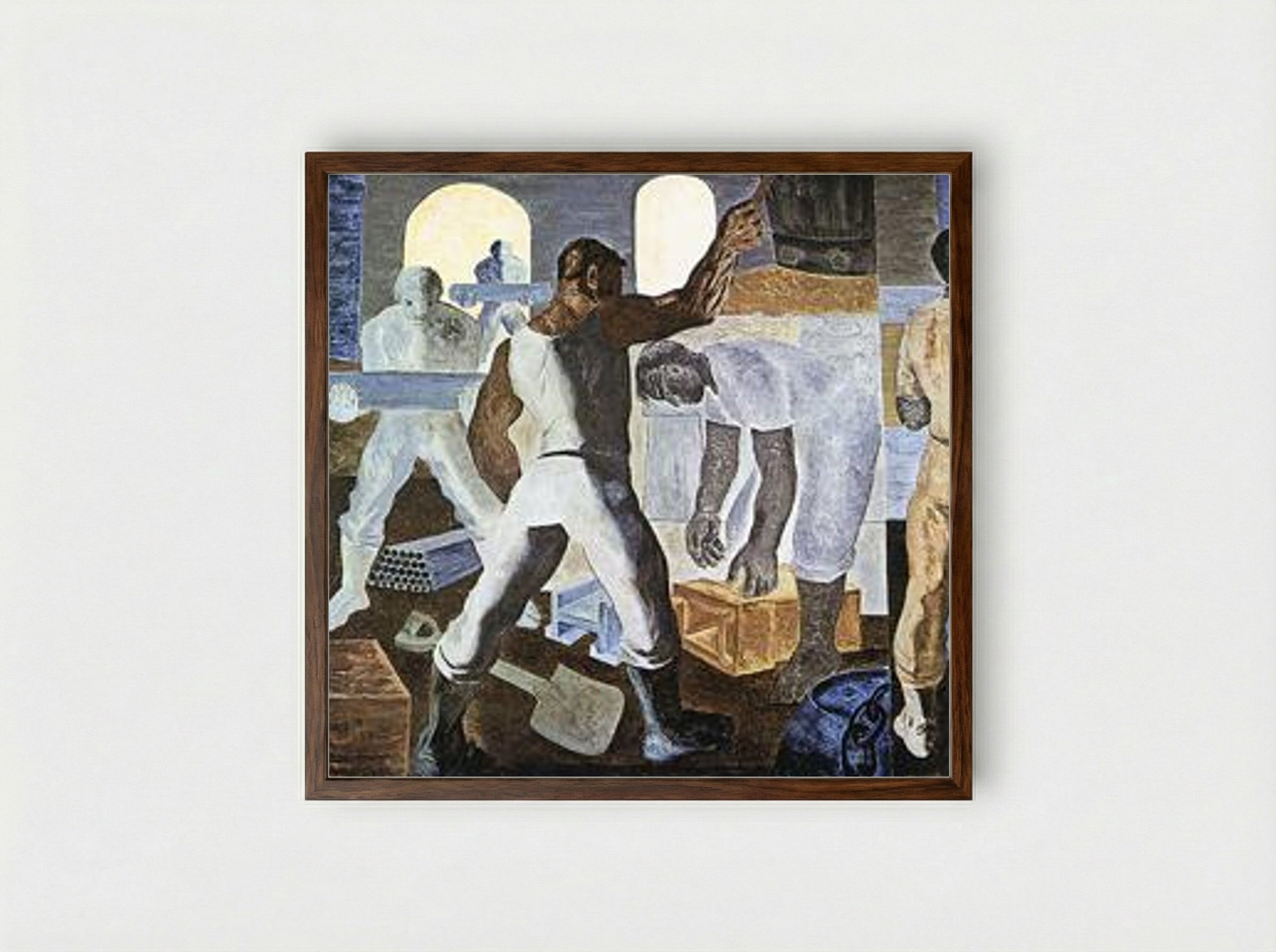 Ferro - Candido Portinari - Framed Print Dark Wood