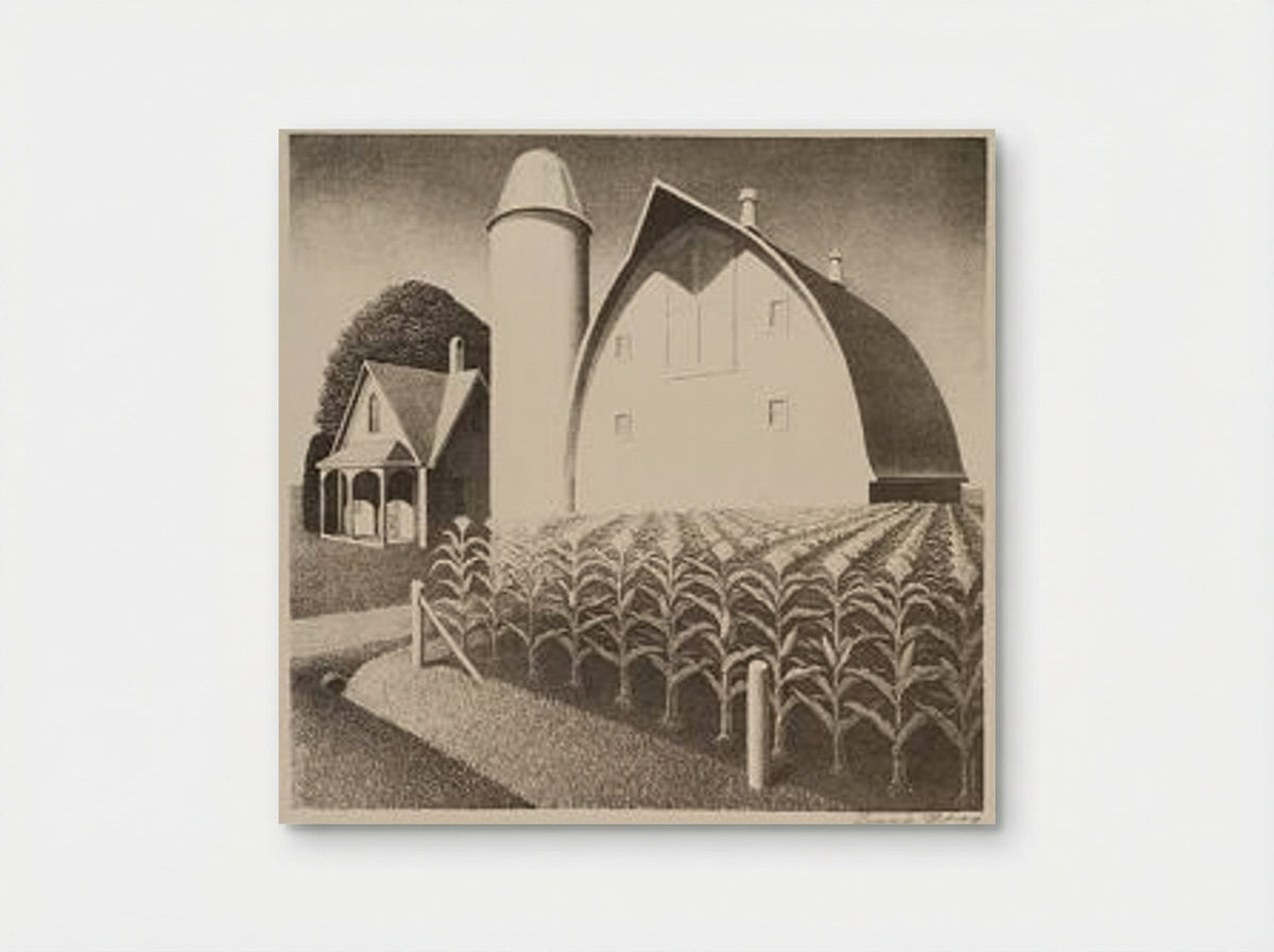 Fertility - Grant Wood - Poster