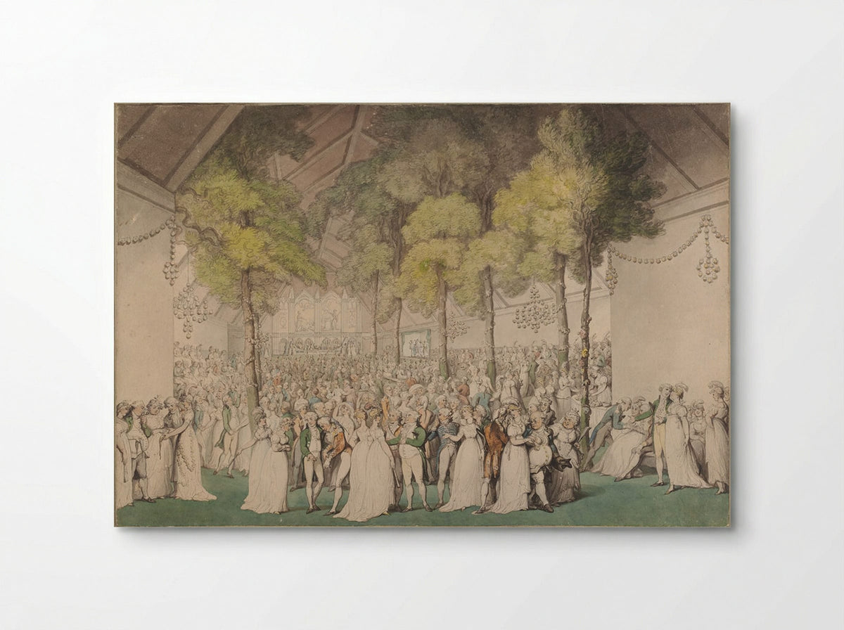 Fete at Boodles Club, Ranelagh, in honor of George III - Thomas Rowlandson - Poster
