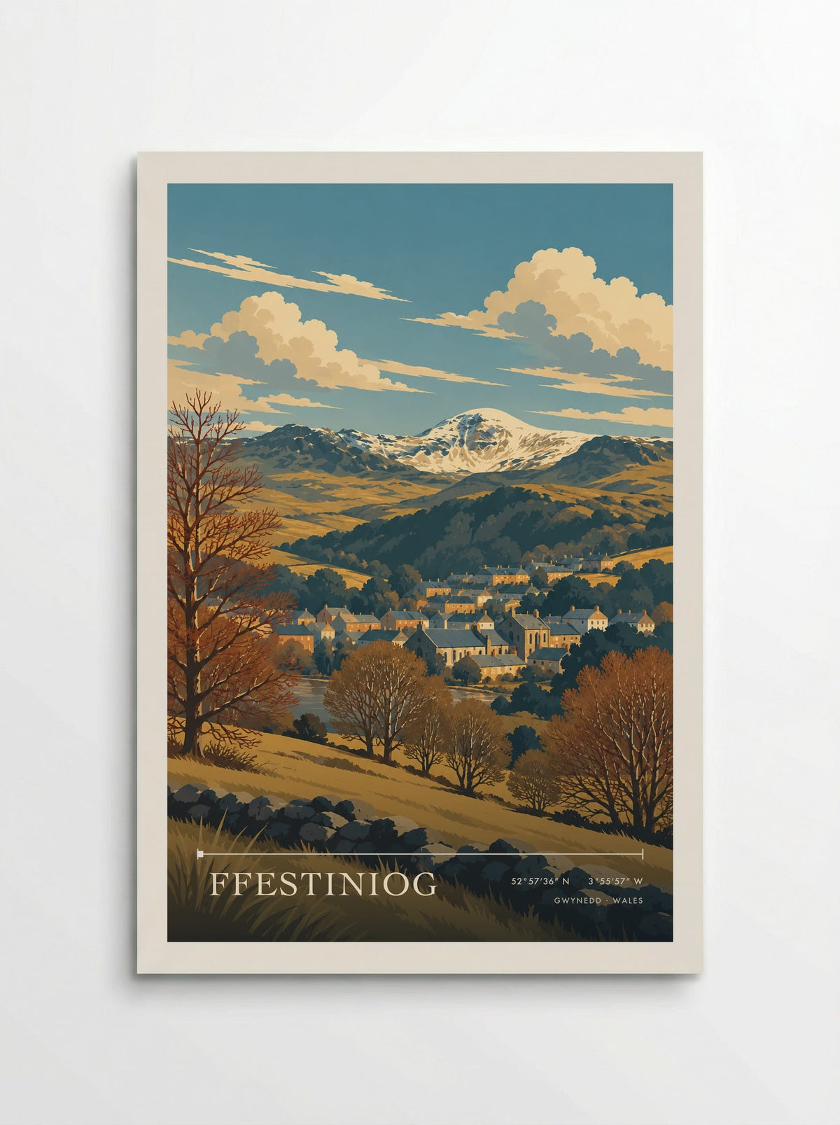 Ffestiniog, Gwynedd | Travel Poster - Poster