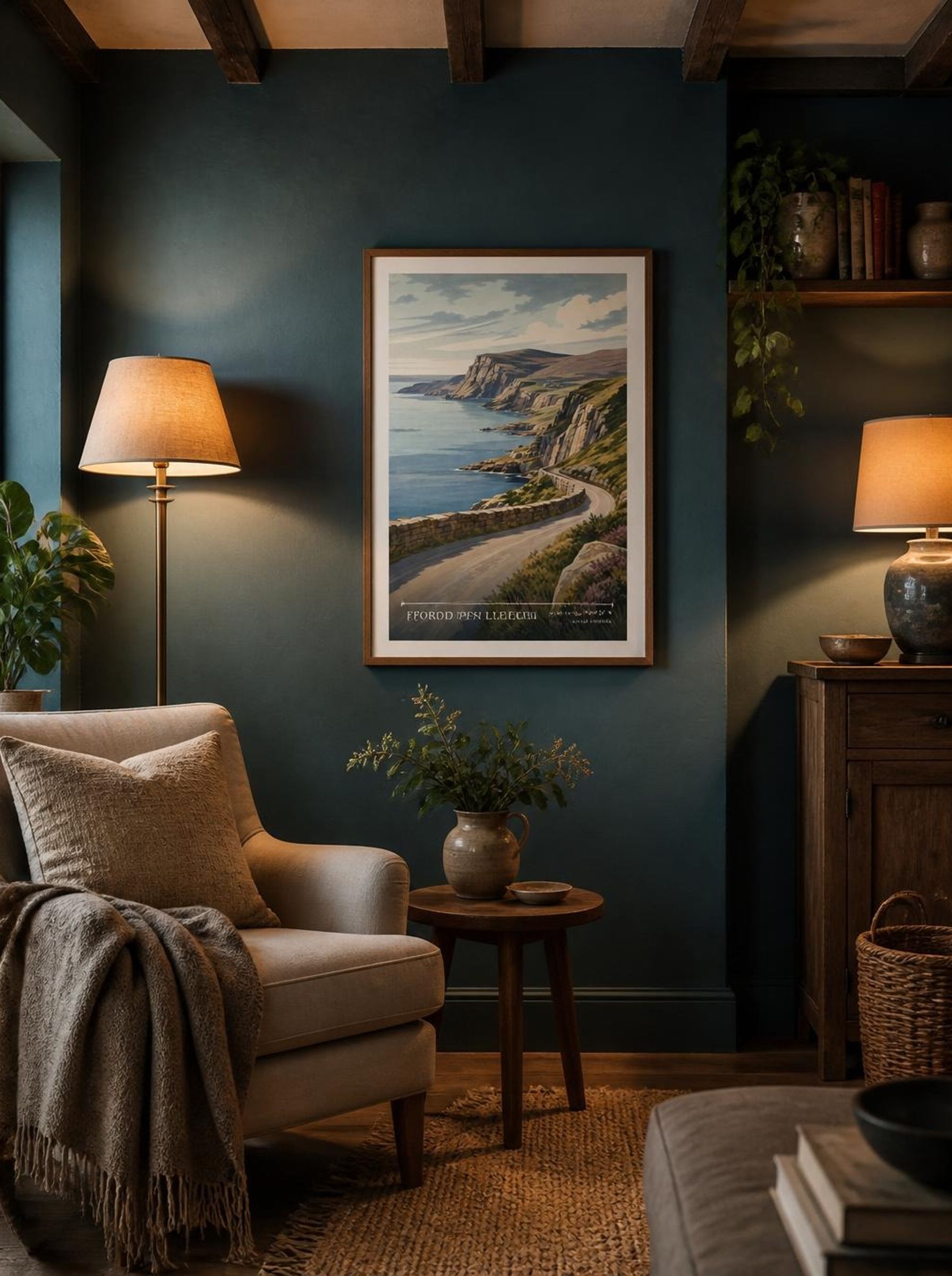 Ffordd Pen Llech United Kingdom Travel Poster - Lifestyle