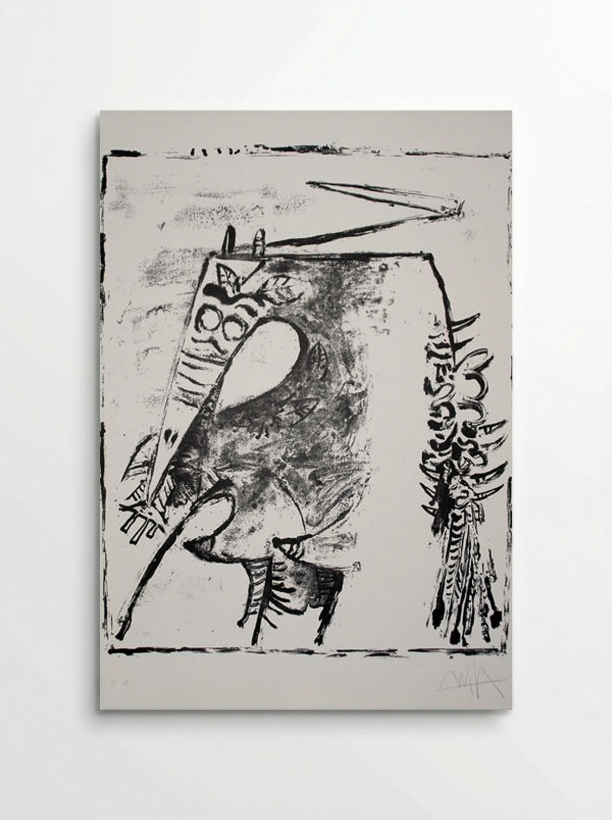 Figure Blanche - Wifredo Lam - Poster