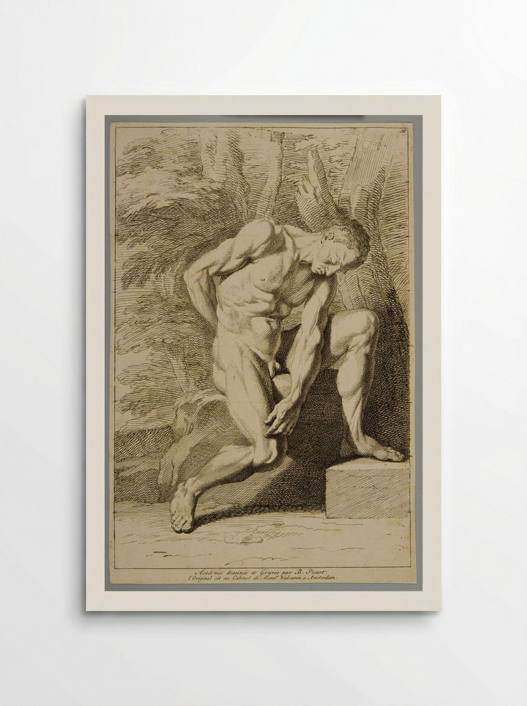 Figure of a Man - Bernard Picart - Poster