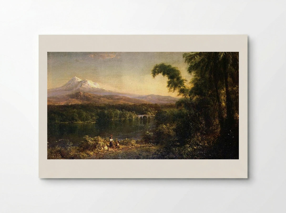 Figures in an Ecuadorian Landscape - Frederic Edwin Church - Poster