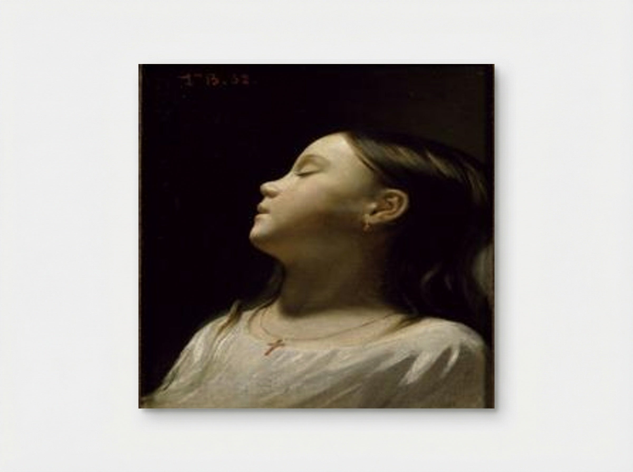 Fillette endormie - Léon Bonnat - Poster