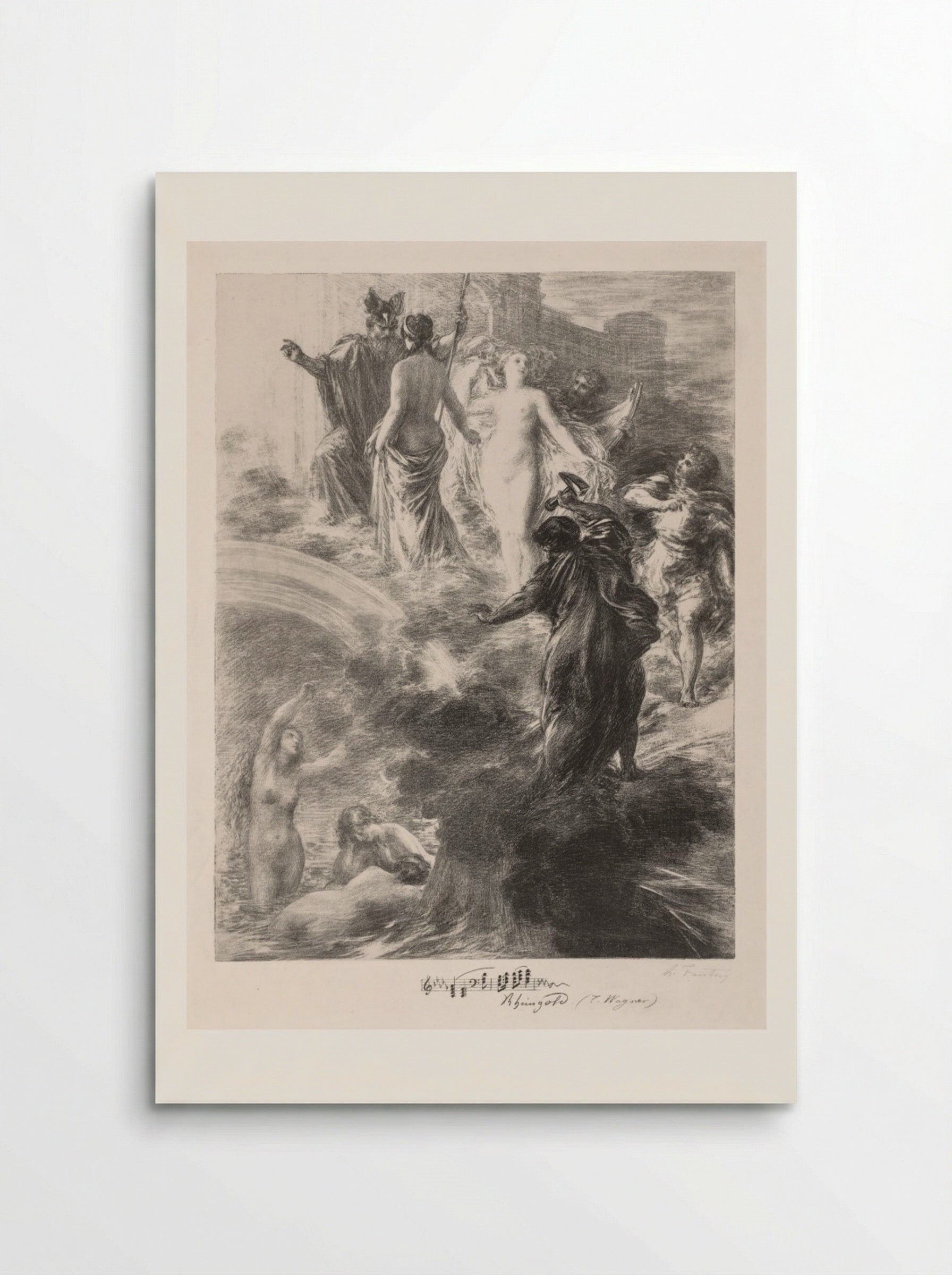 Finale of the Rhinegold - Henri Fantin-Latour - Poster