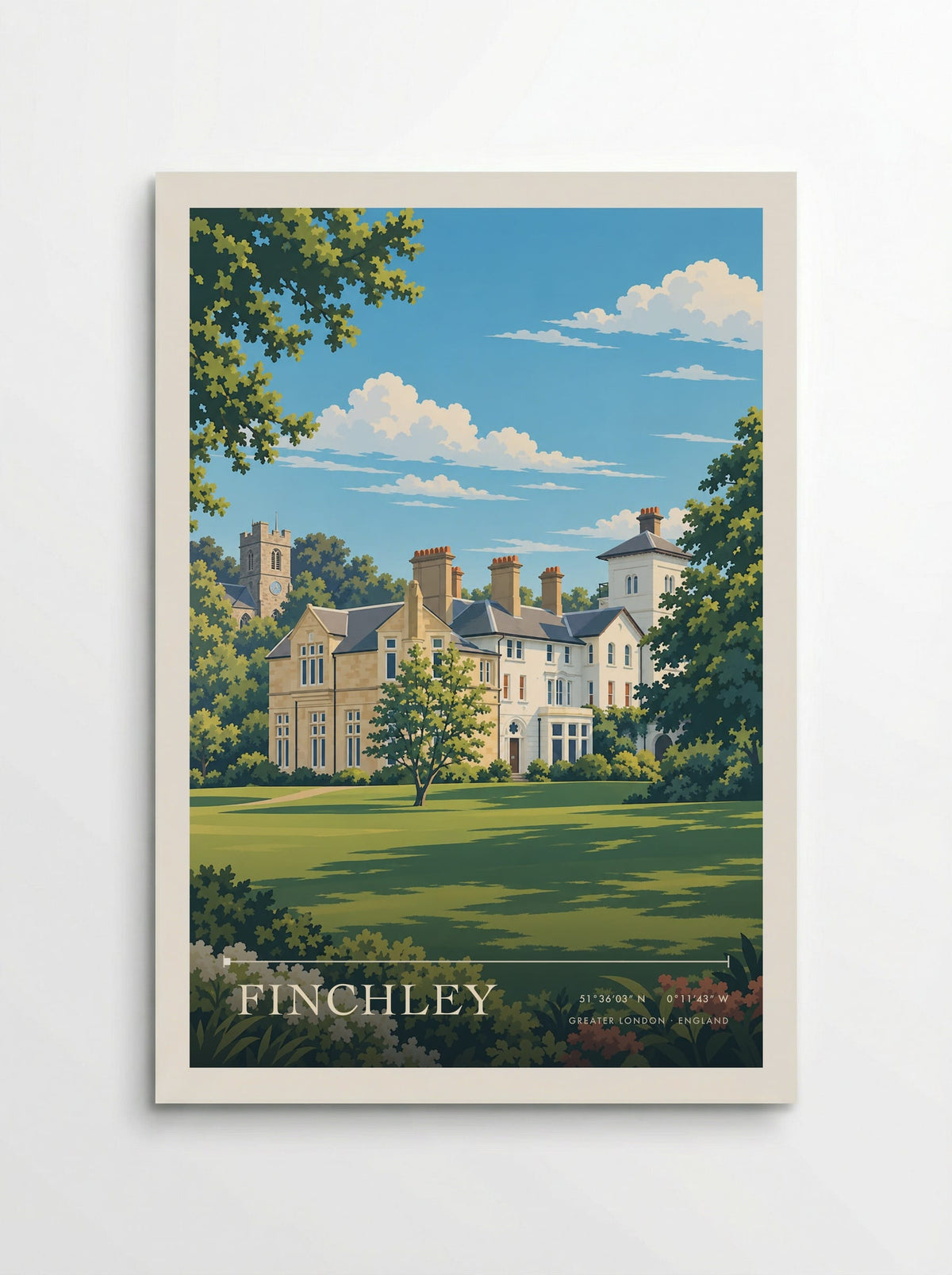 Finchley, Greater London | Travel Poster - Poster