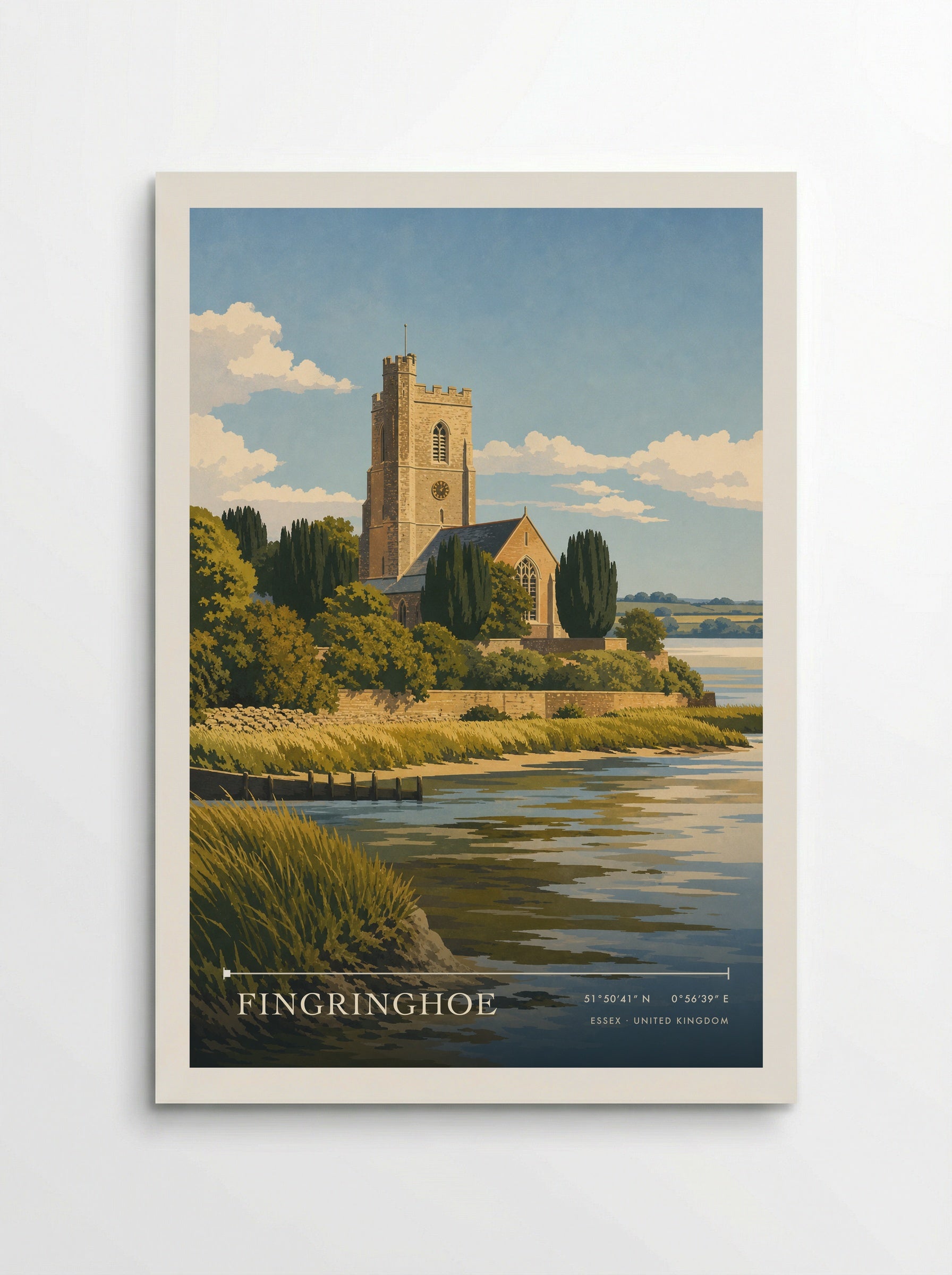 Fingringhoe Essex United Kingdom Travel Poster - Poster