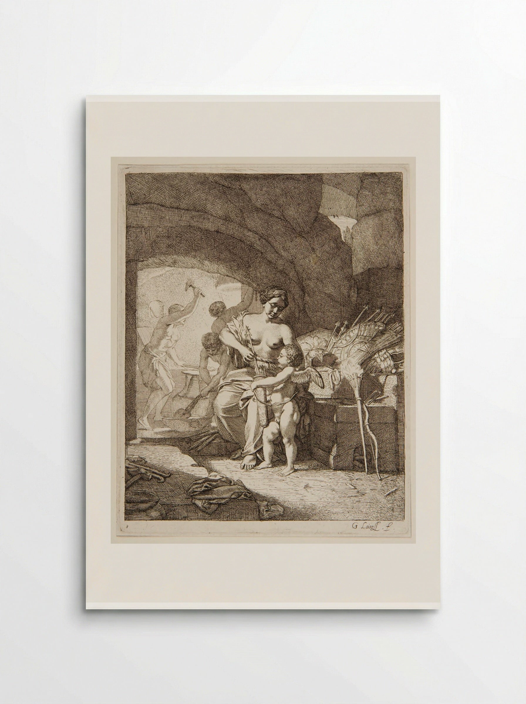 Fire - Gérard de Lairesse - Poster