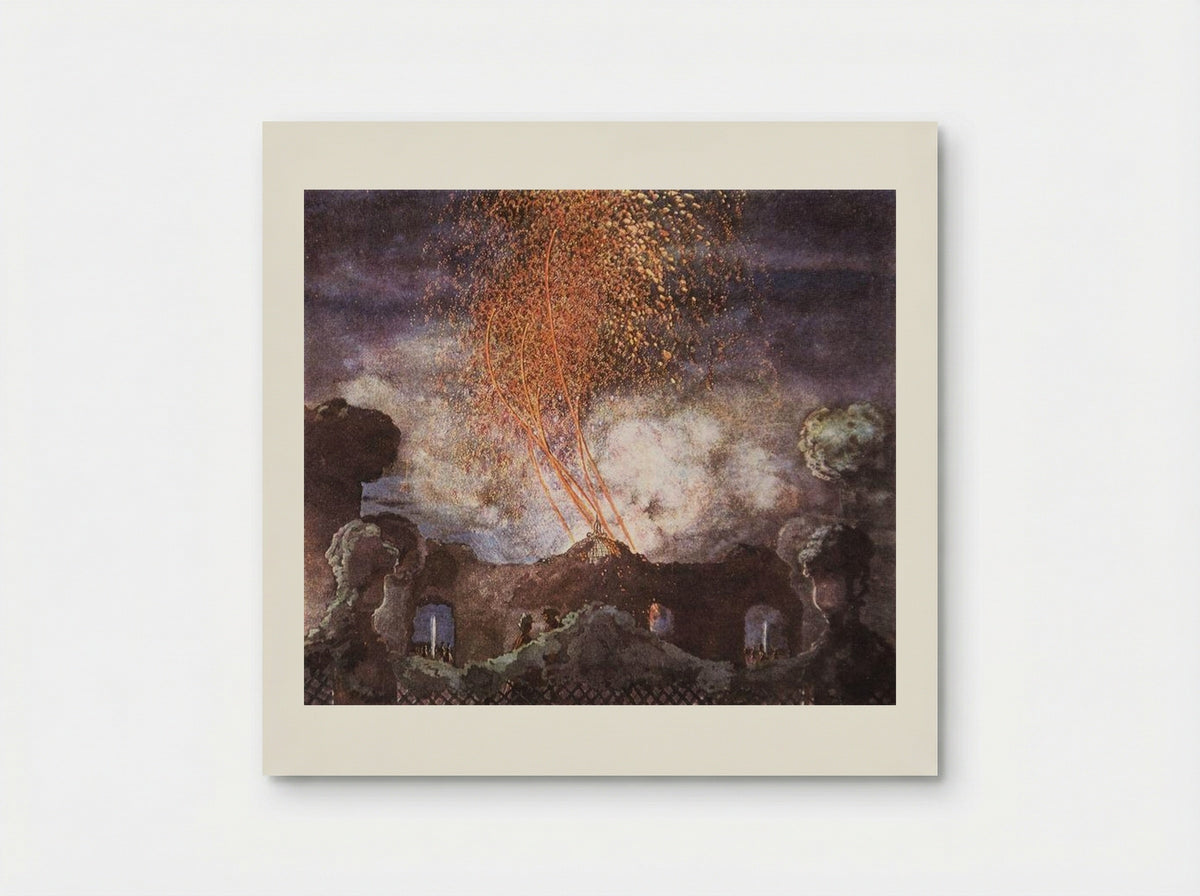 Fireworks - Konstantin Somov - Poster