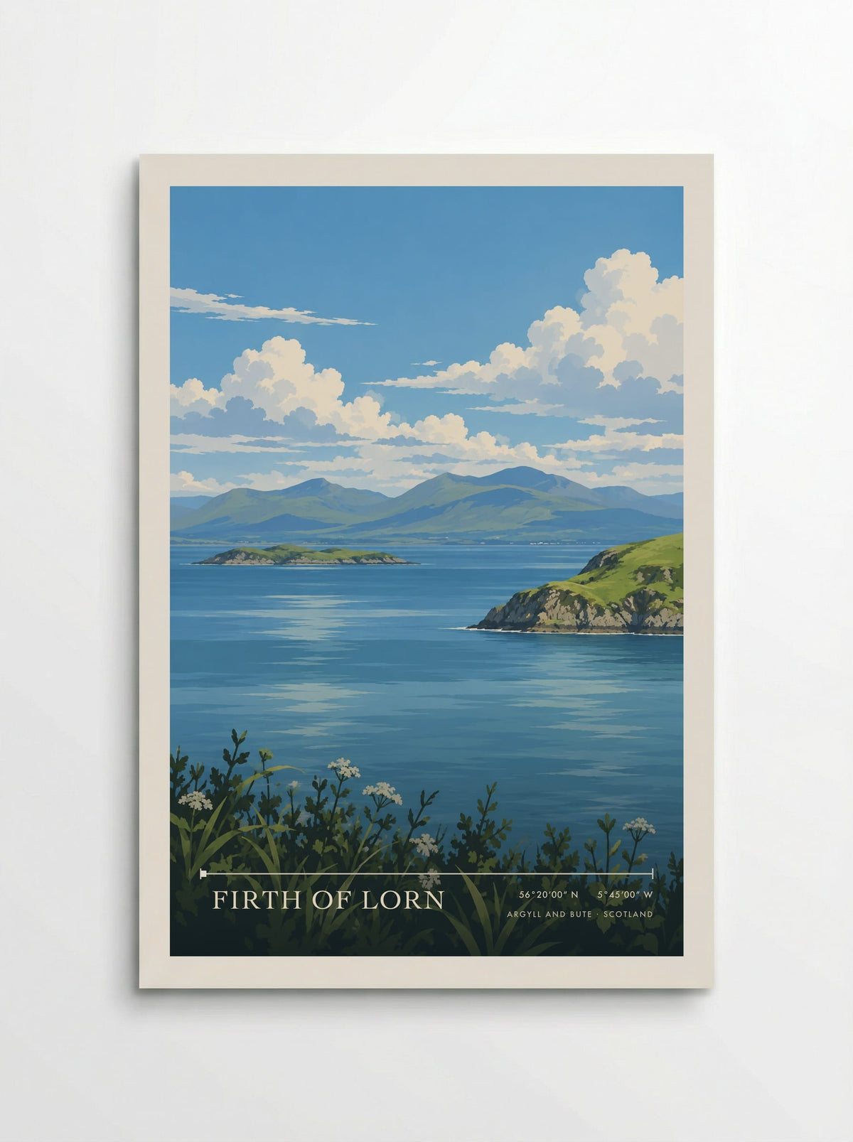 Firth of Lorn, Argyll and Bute | Travel Poster - Poster