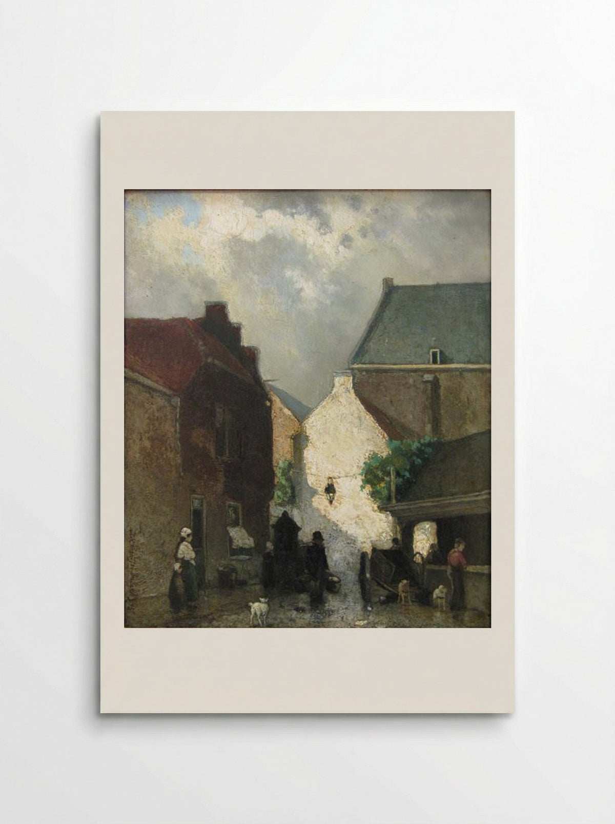 Fish Market in the Sun - Johan Hendrik Weissenbruch - Poster