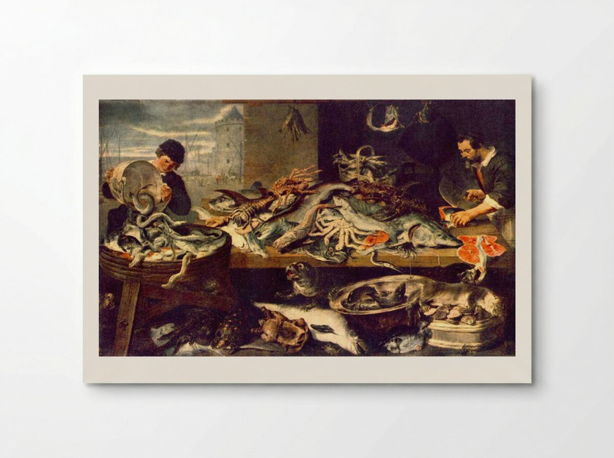 Fish Shop - Frans Snyders - Poster