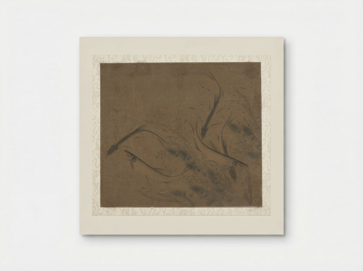 Fish at Play - Zhao Kexiong - Poster