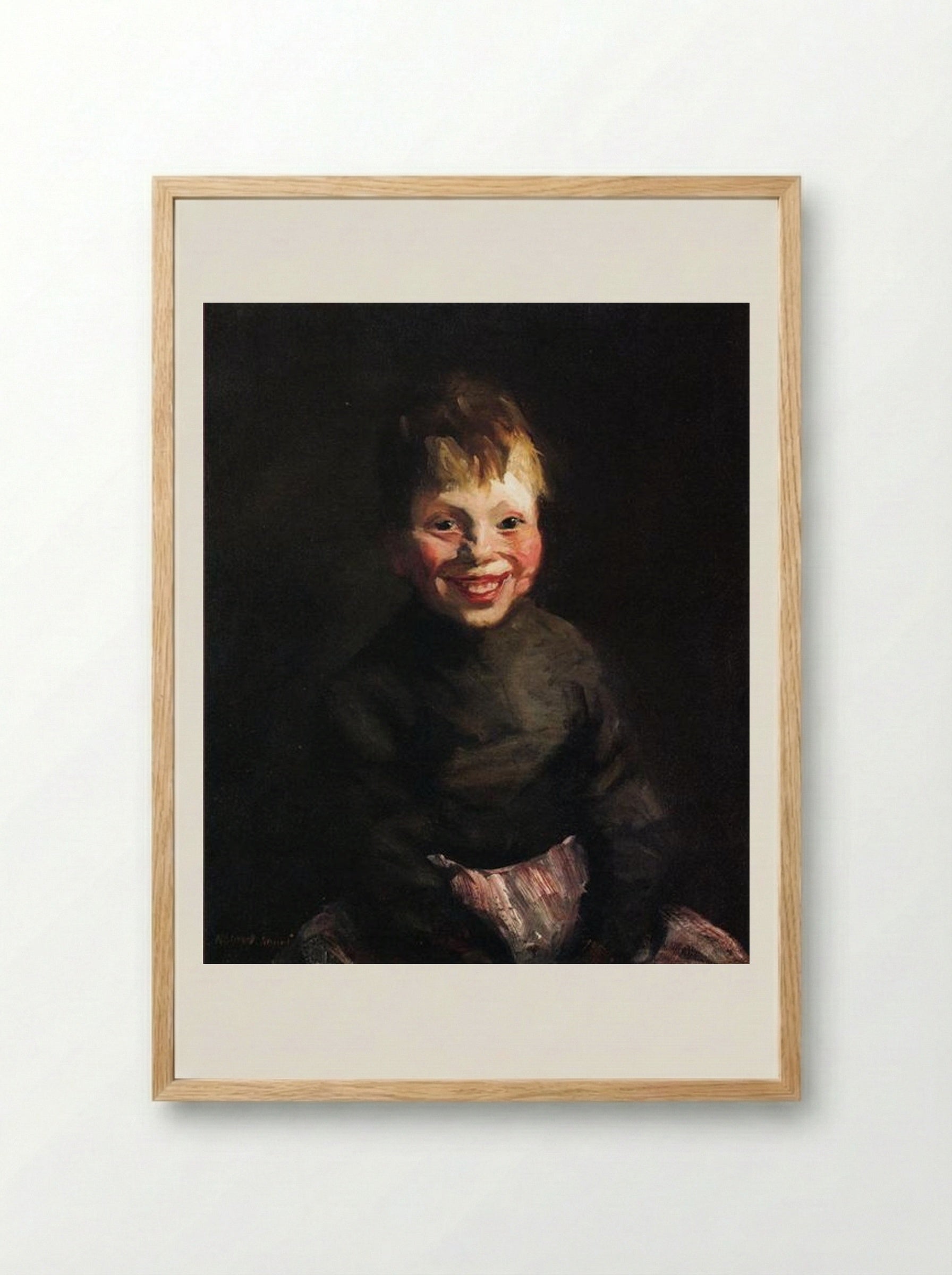 Fisherman's Daughter - Robert Henri - Framed Print Wood